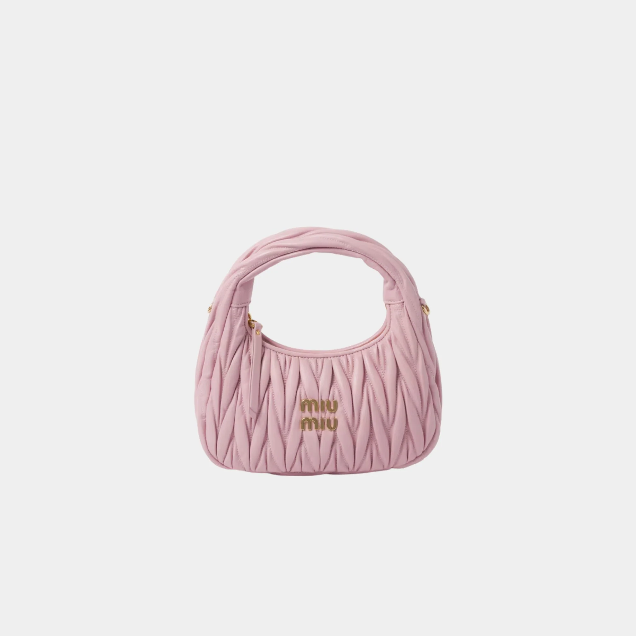 Wander Matelasse Nappa Leather Hobo Small Bag - Image 13