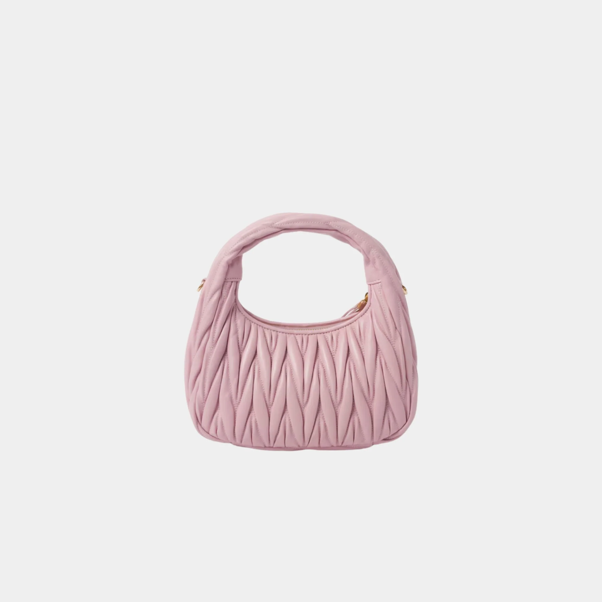 Wander Matelasse Nappa Leather Hobo Small Bag - Image 14