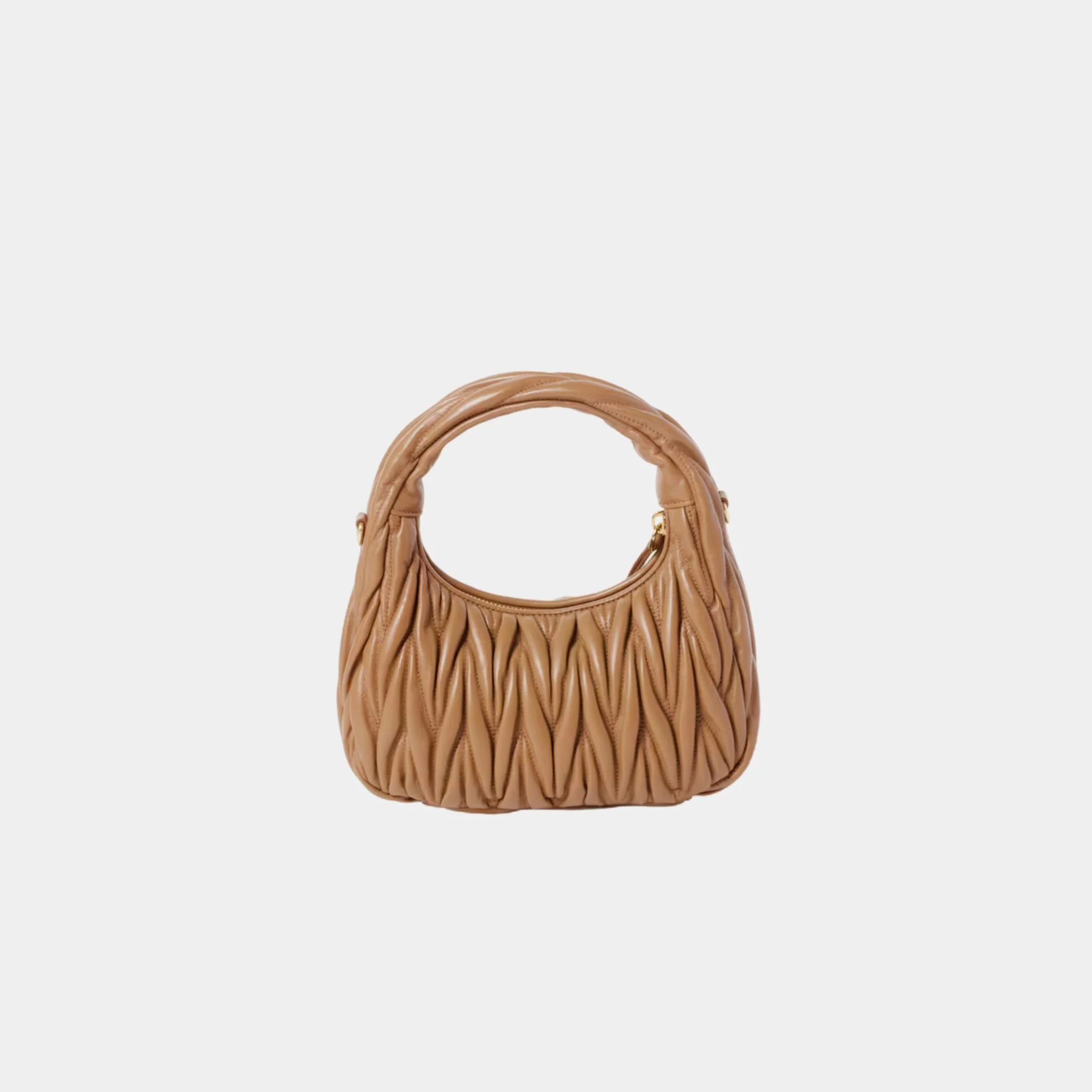 Wander Matelasse Nappa Leather Hobo Small Bag - Image 16