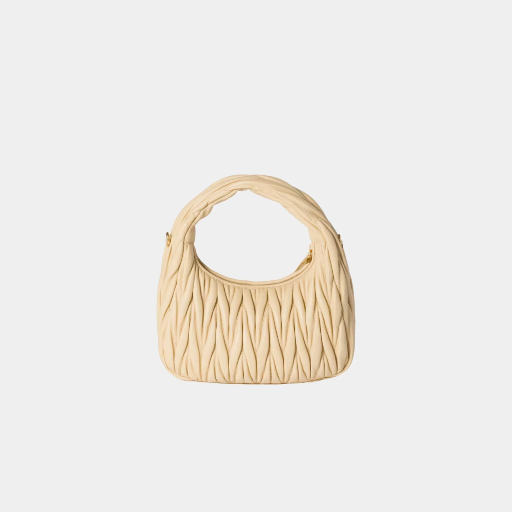 Wander Matelasse Nappa Leather Hobo Small Bag - Image 18
