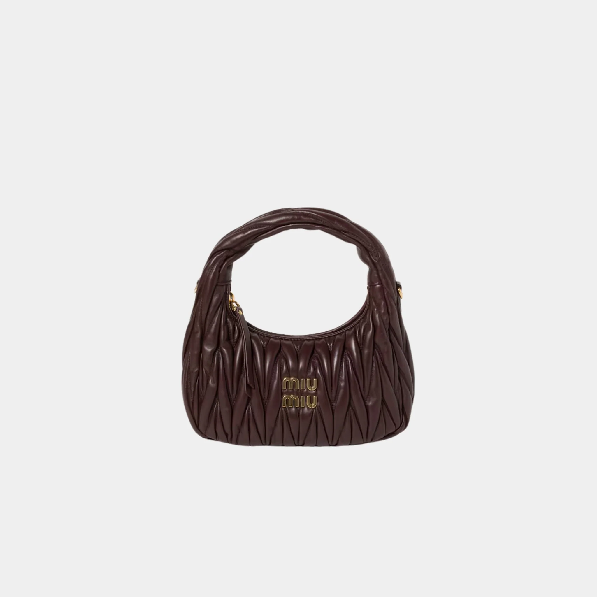 Wander Matelasse Nappa Leather Hobo Small Bag - Image 19