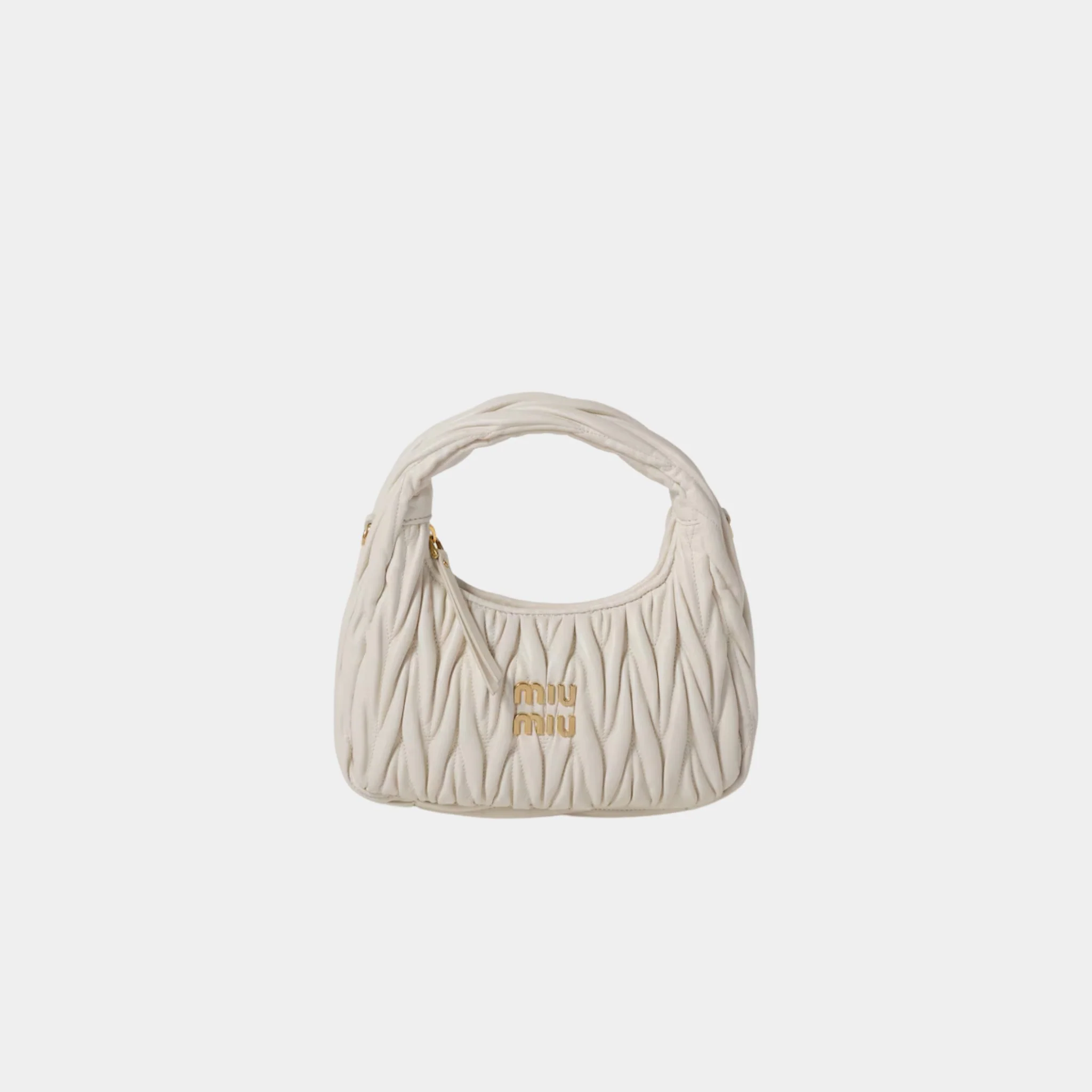 Wander Matelasse Nappa Leather Hobo Small Bag - Image 3