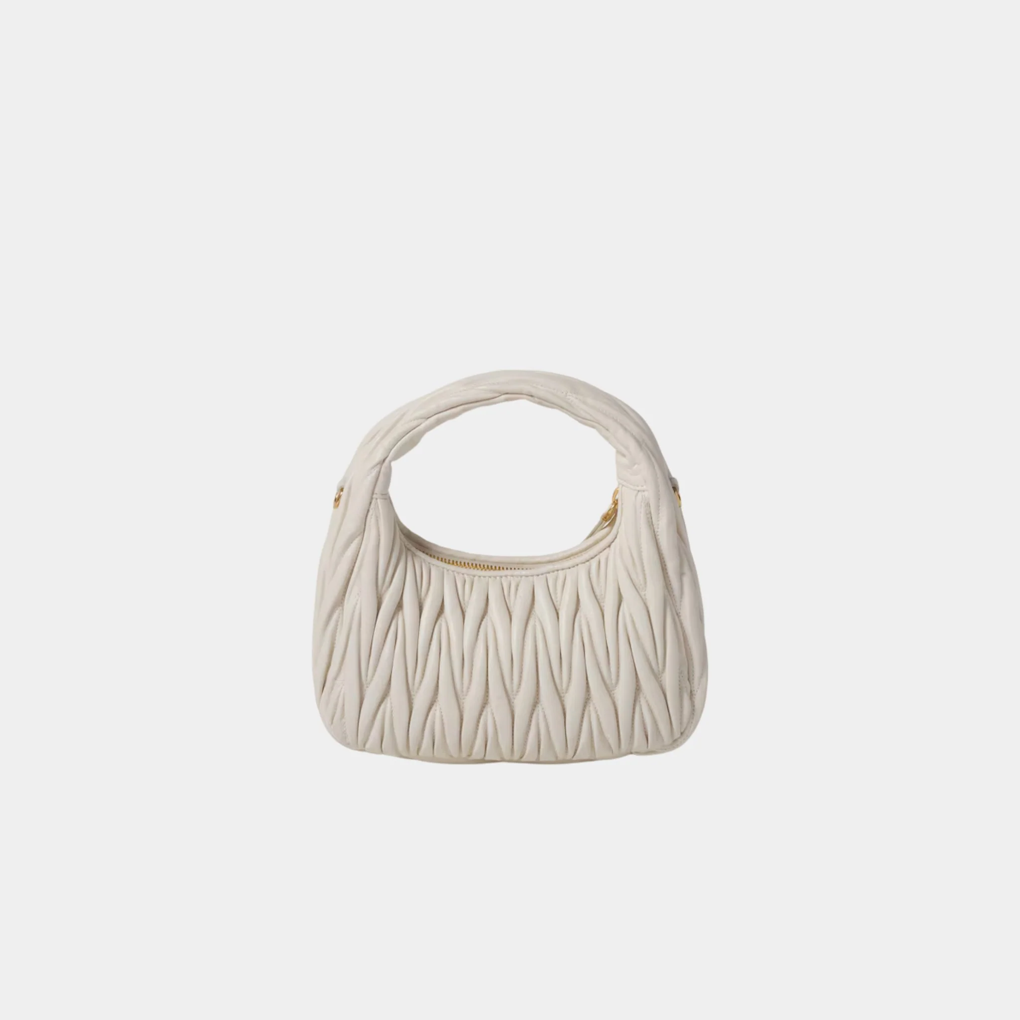 Wander Matelasse Nappa Leather Hobo Small Bag - Image 4