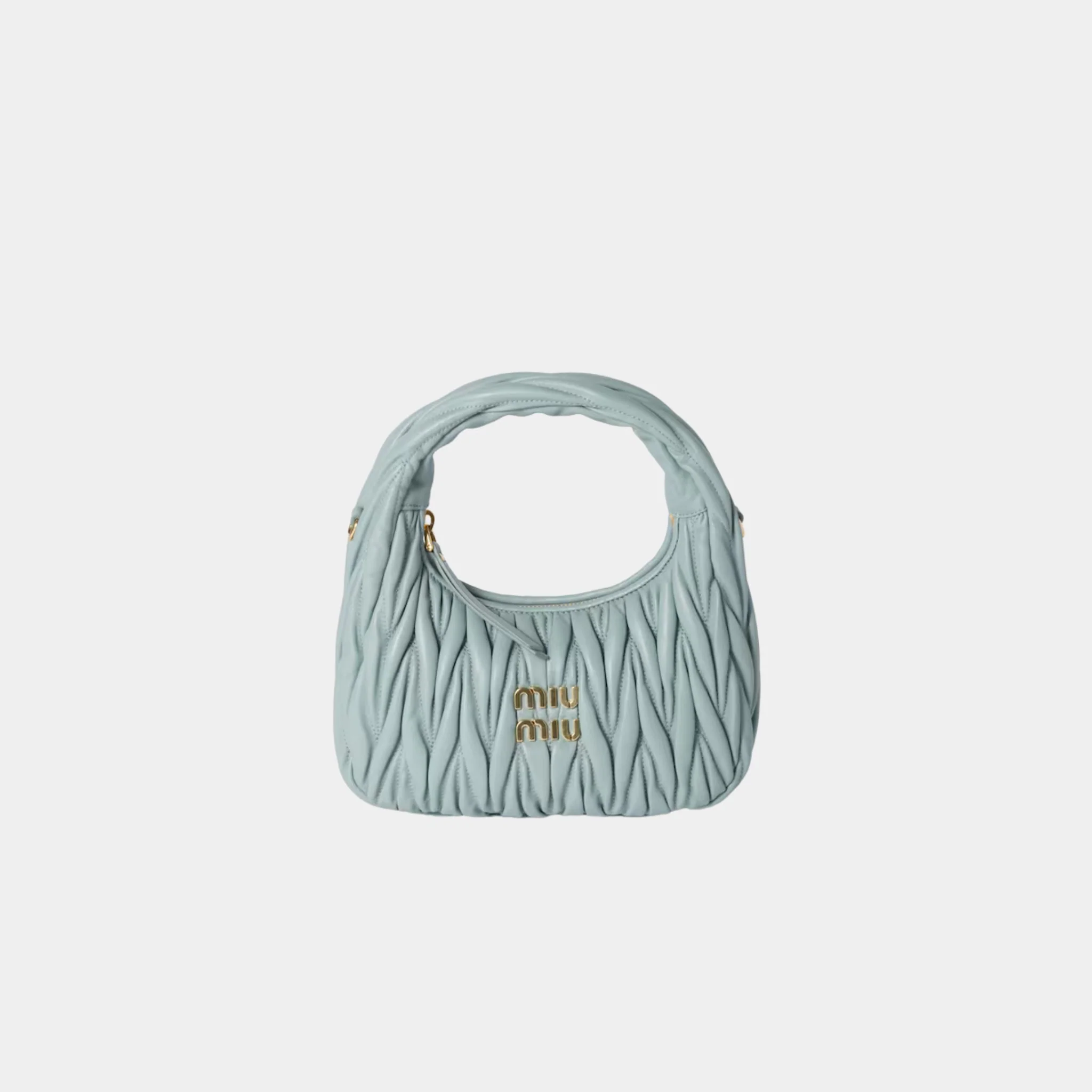 Wander Matelasse Nappa Leather Hobo Small Bag - Image 5