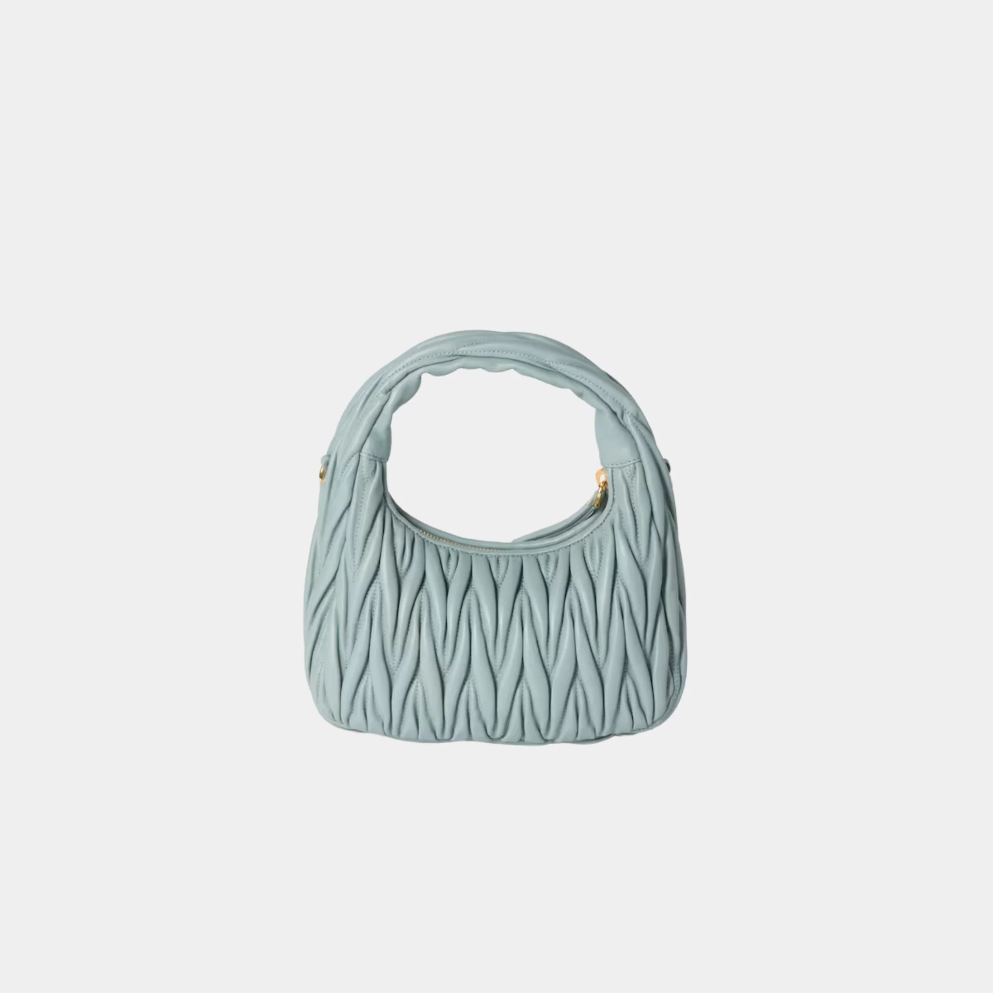 Wander Matelasse Nappa Leather Hobo Small Bag - Image 6