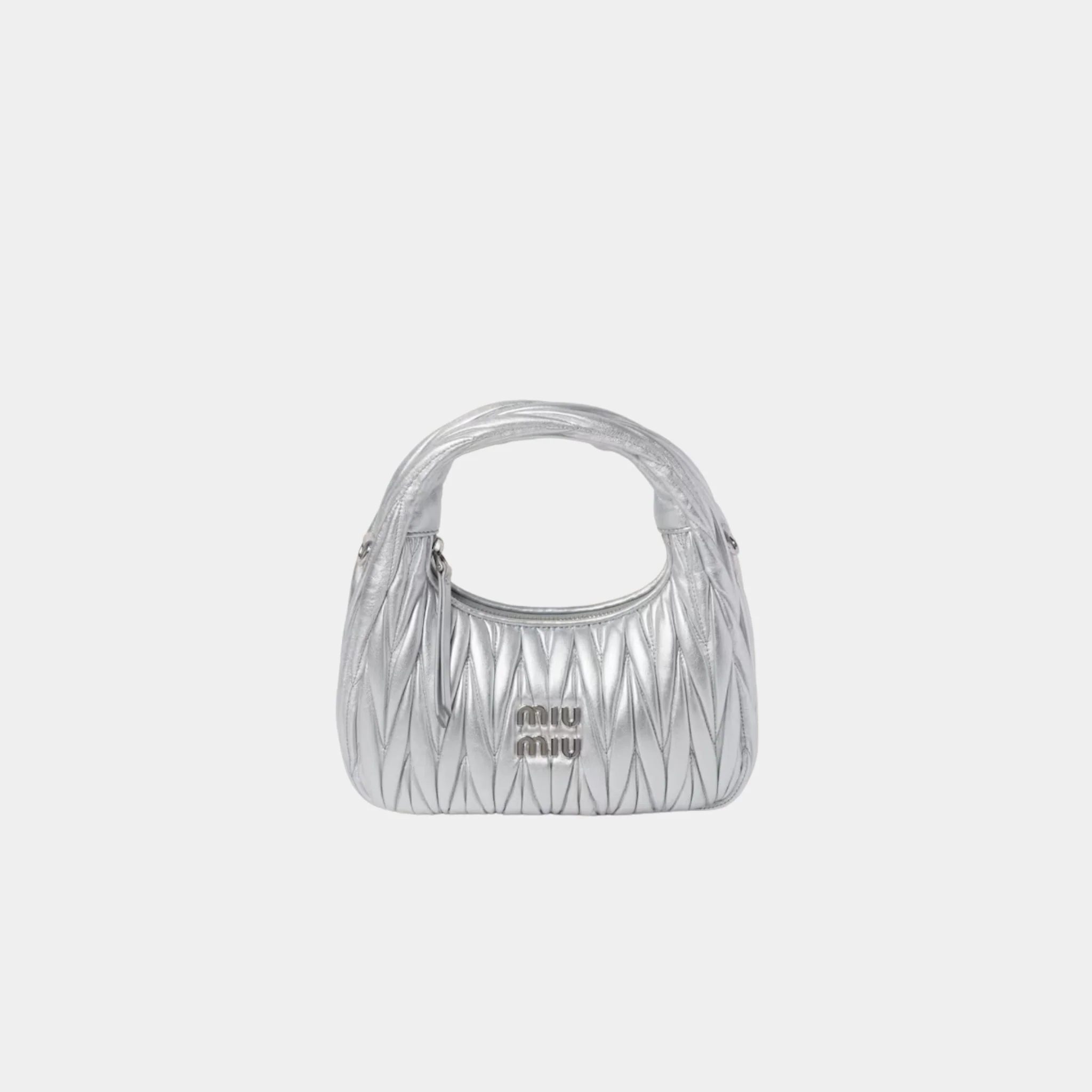 Wander Matelasse Nappa Leather Hobo Small Bag - Image 7