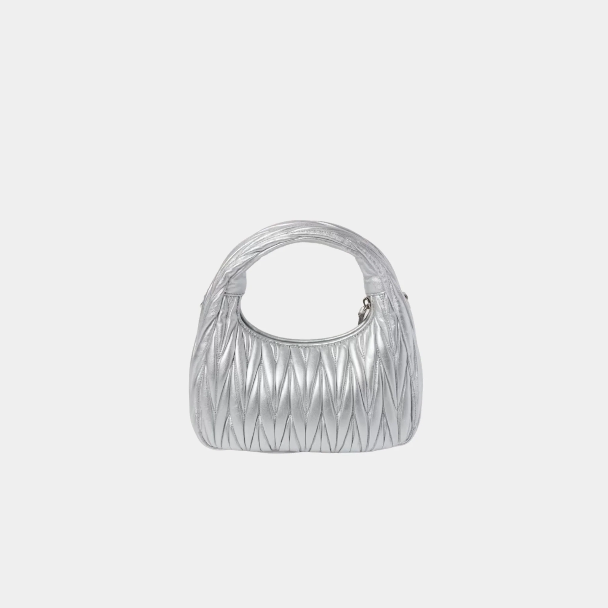 Wander Matelasse Nappa Leather Hobo Small Bag - Image 8