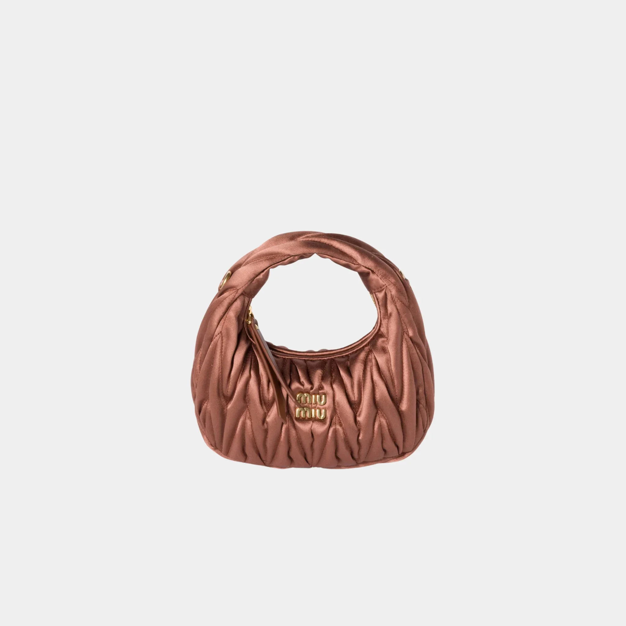 Wander Matelasse Satin Mini Bag