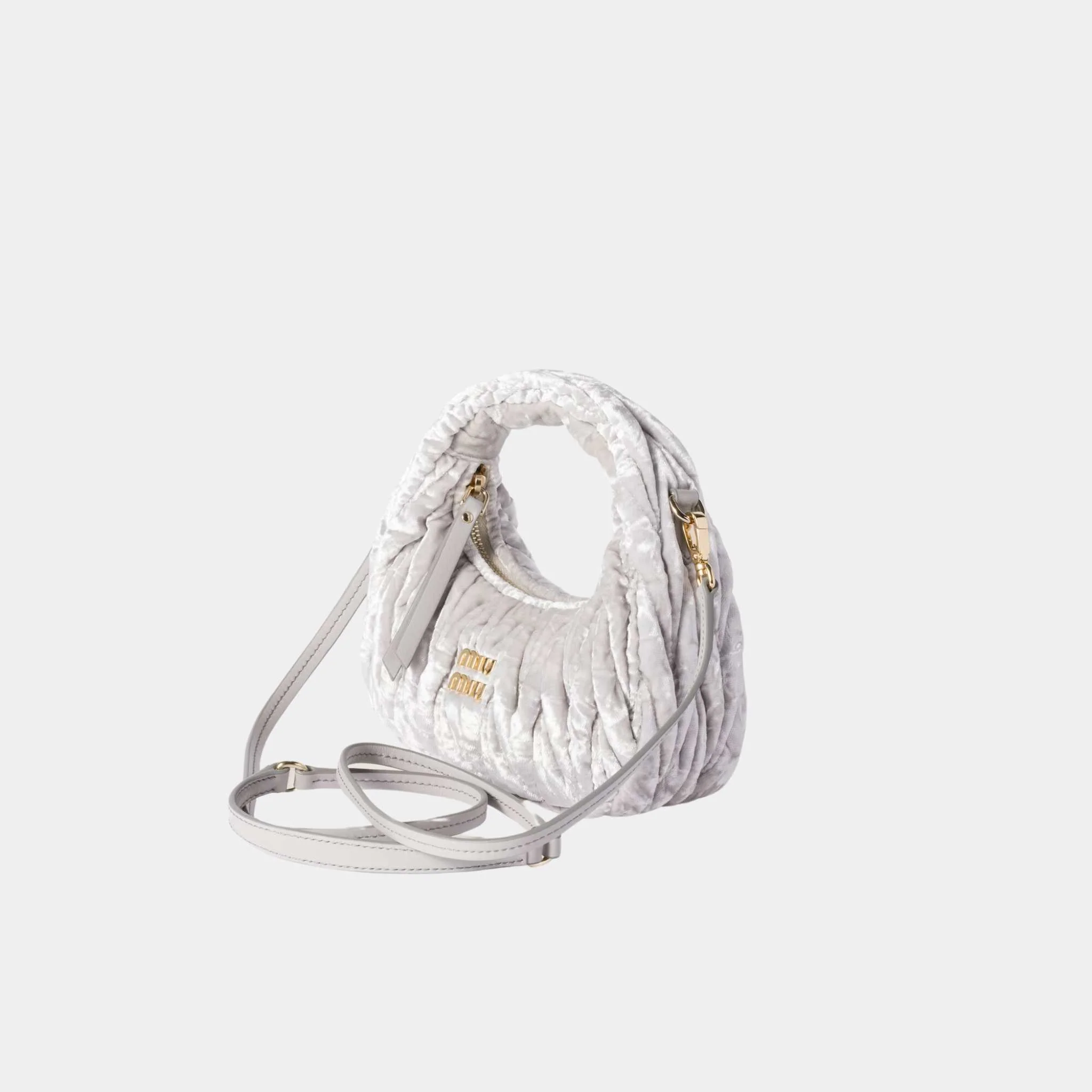 Wander Velvet Hobo Mini Bag - Image 2