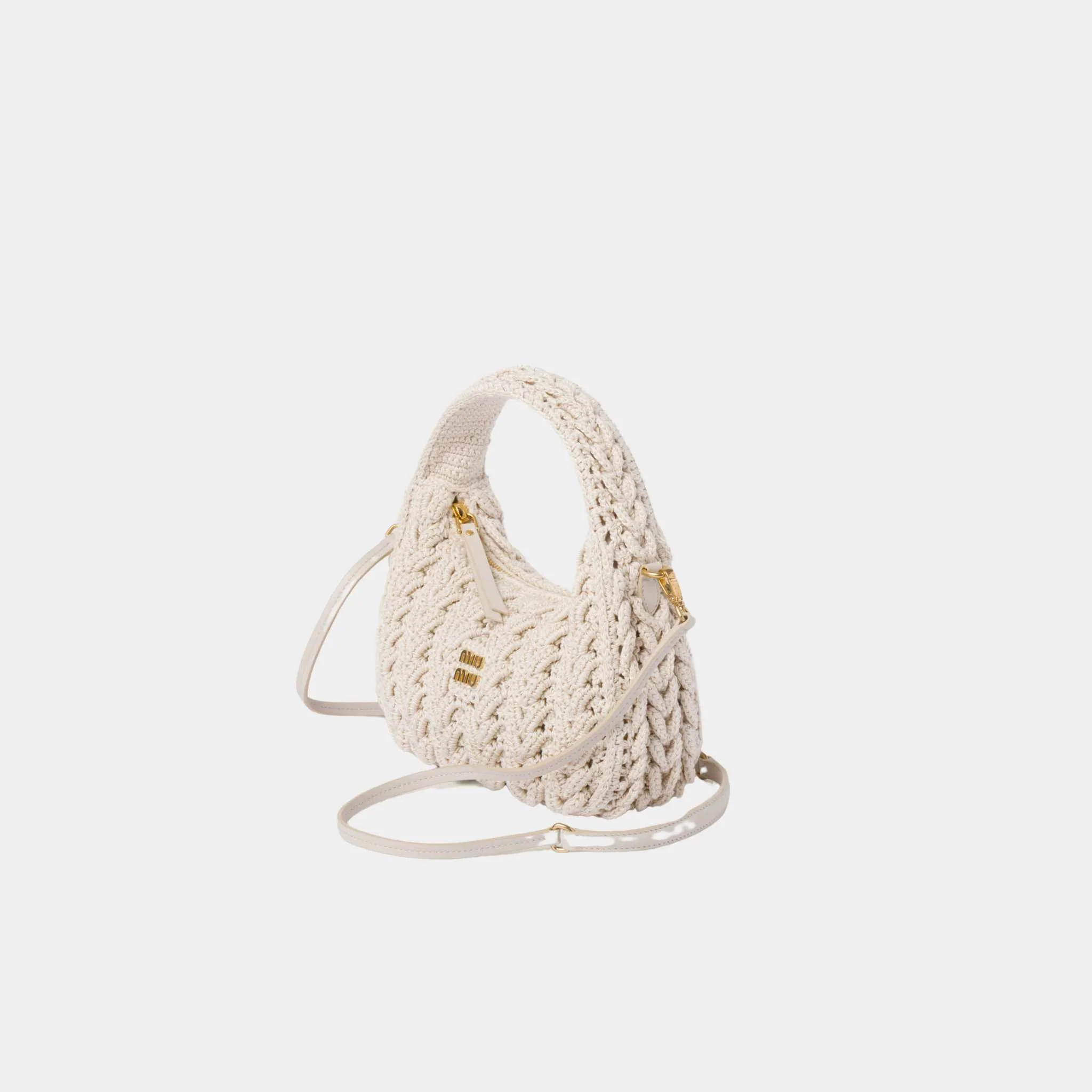 Wander Woven Cotton Hobo Bag - Image 2