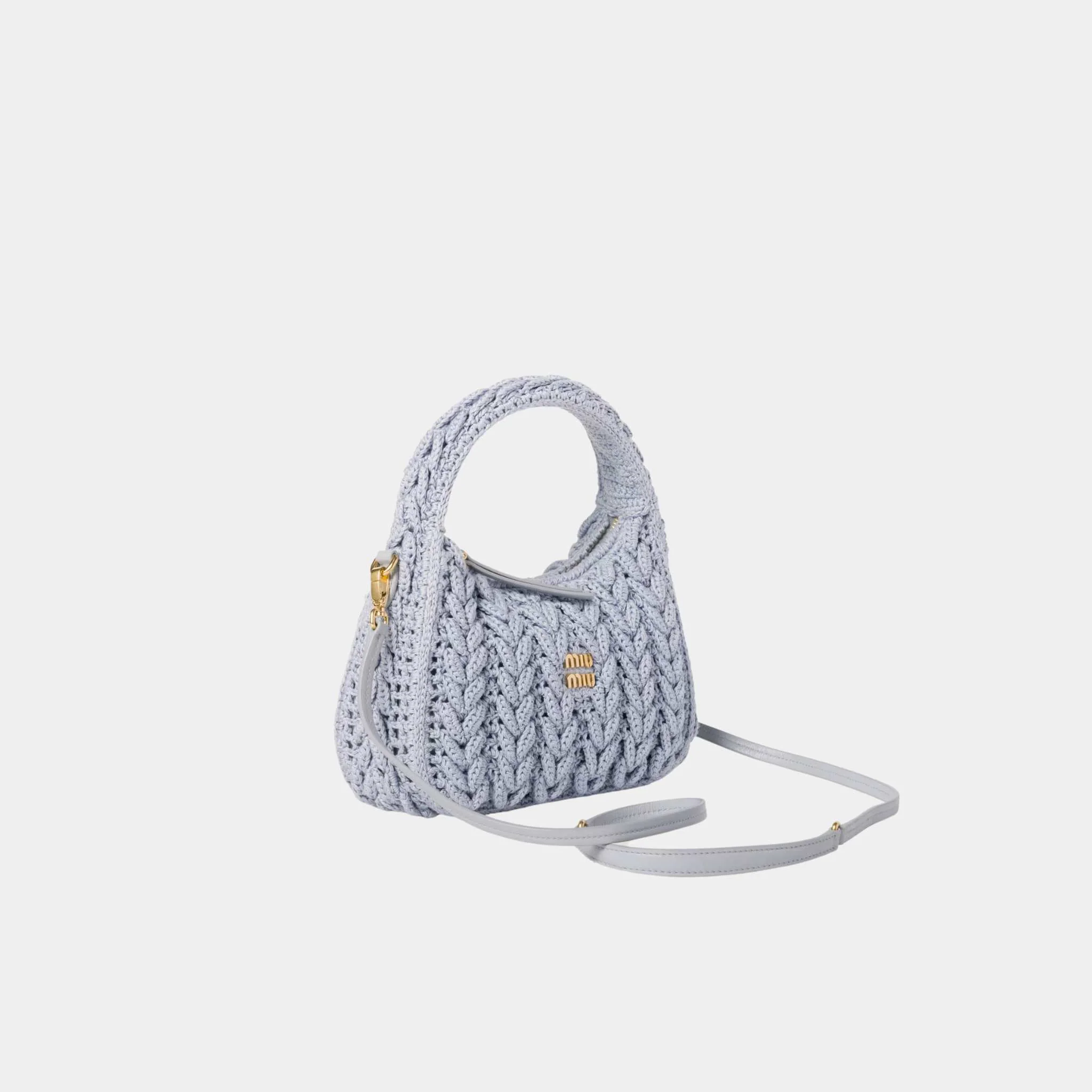 Wander Woven Cotton Hobo Bag - Image 5