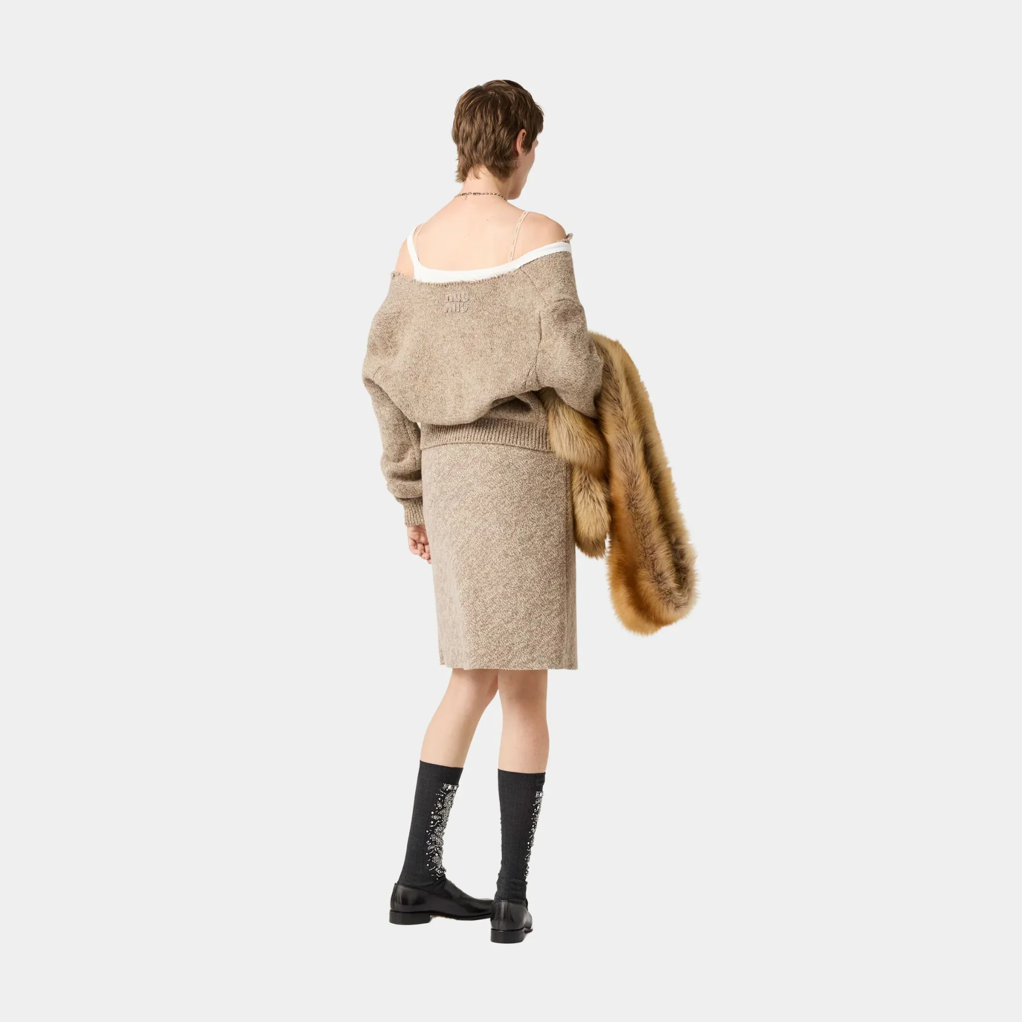 Wool Knit Cardigan - Image 3