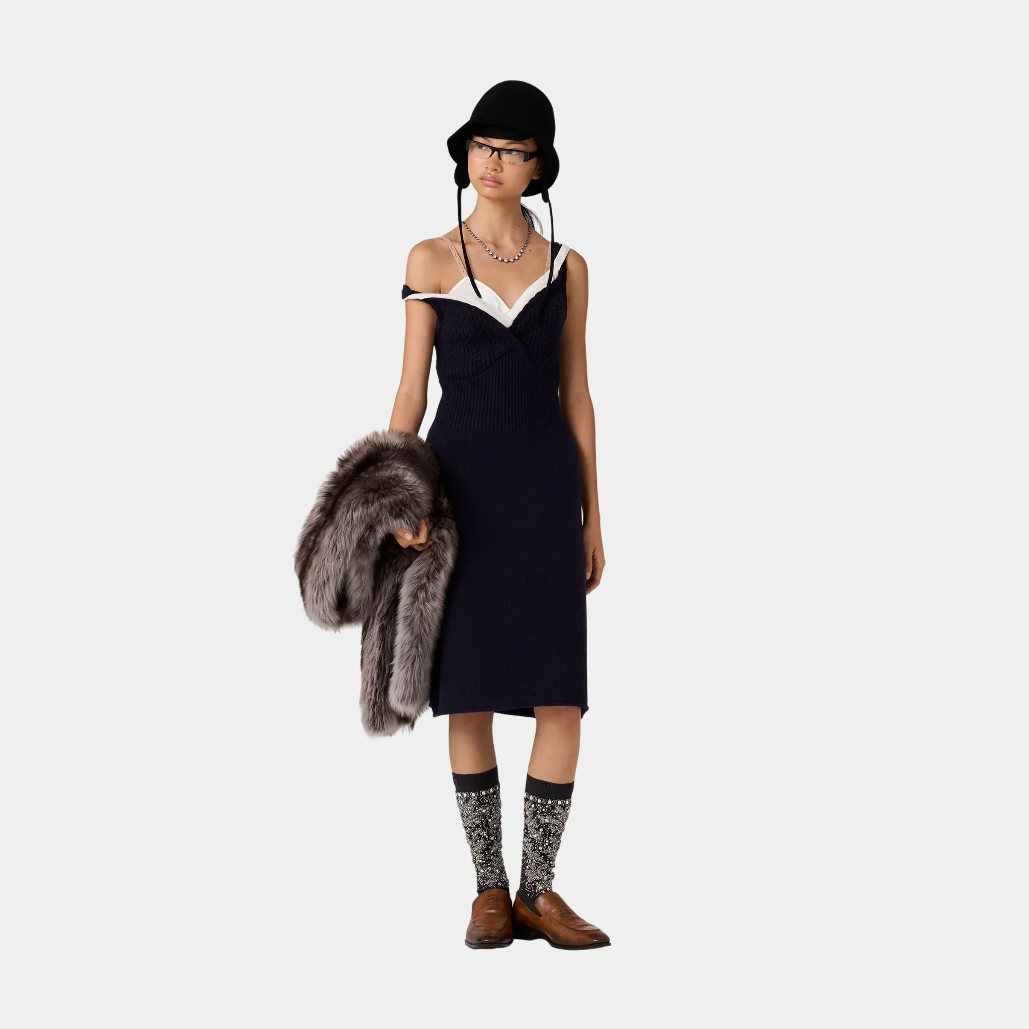 Wool Knit Tank Dress - Image 2