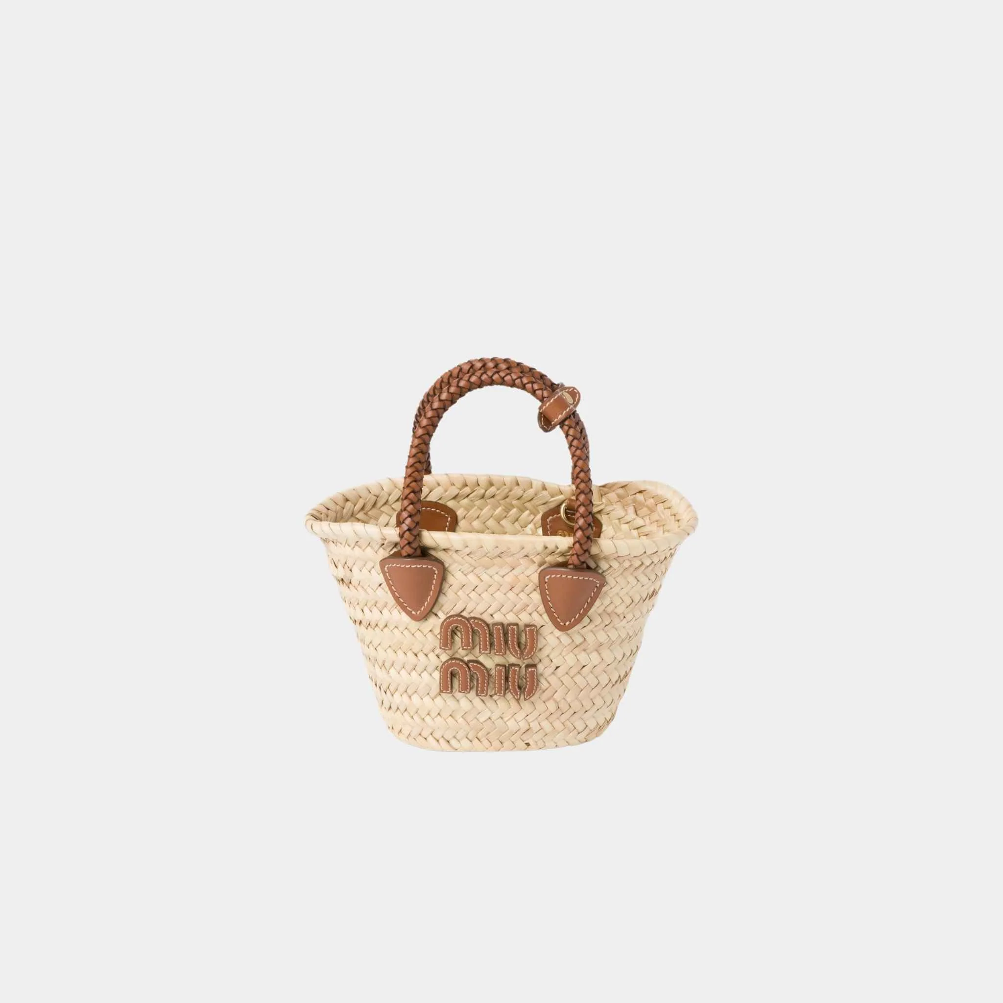 Woven Fabric Handbag - Image 4