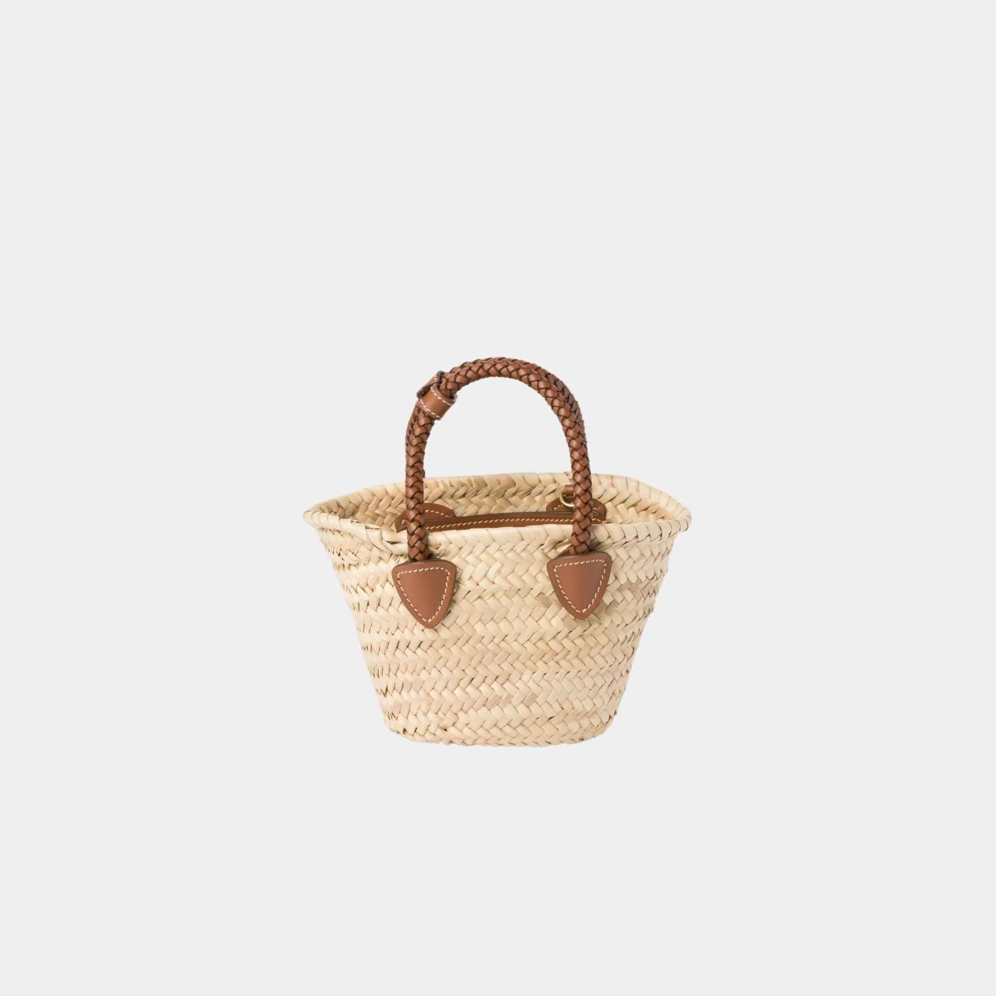 Woven Fabric Handbag - Image 5