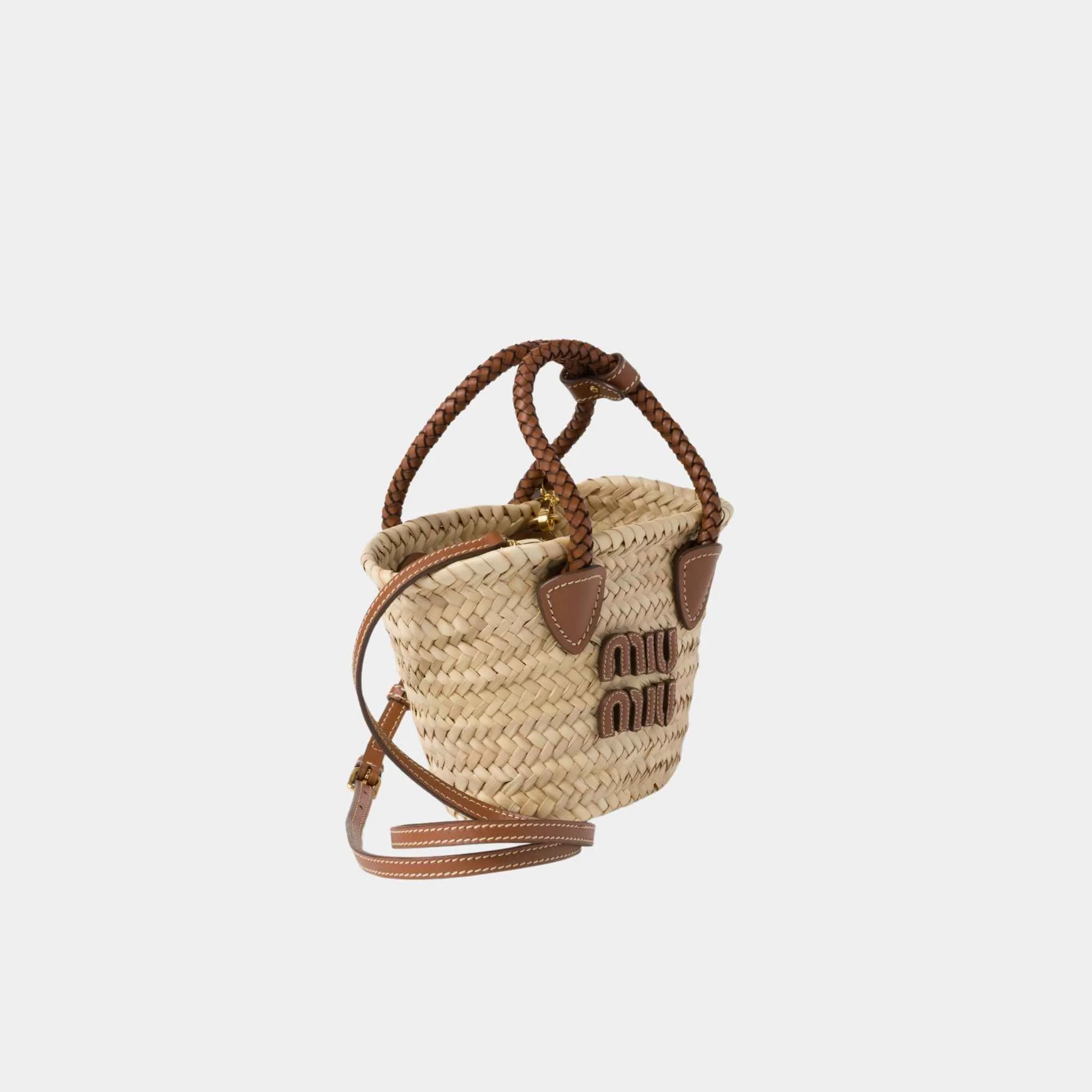 Woven Fabric Handbag - Image 6