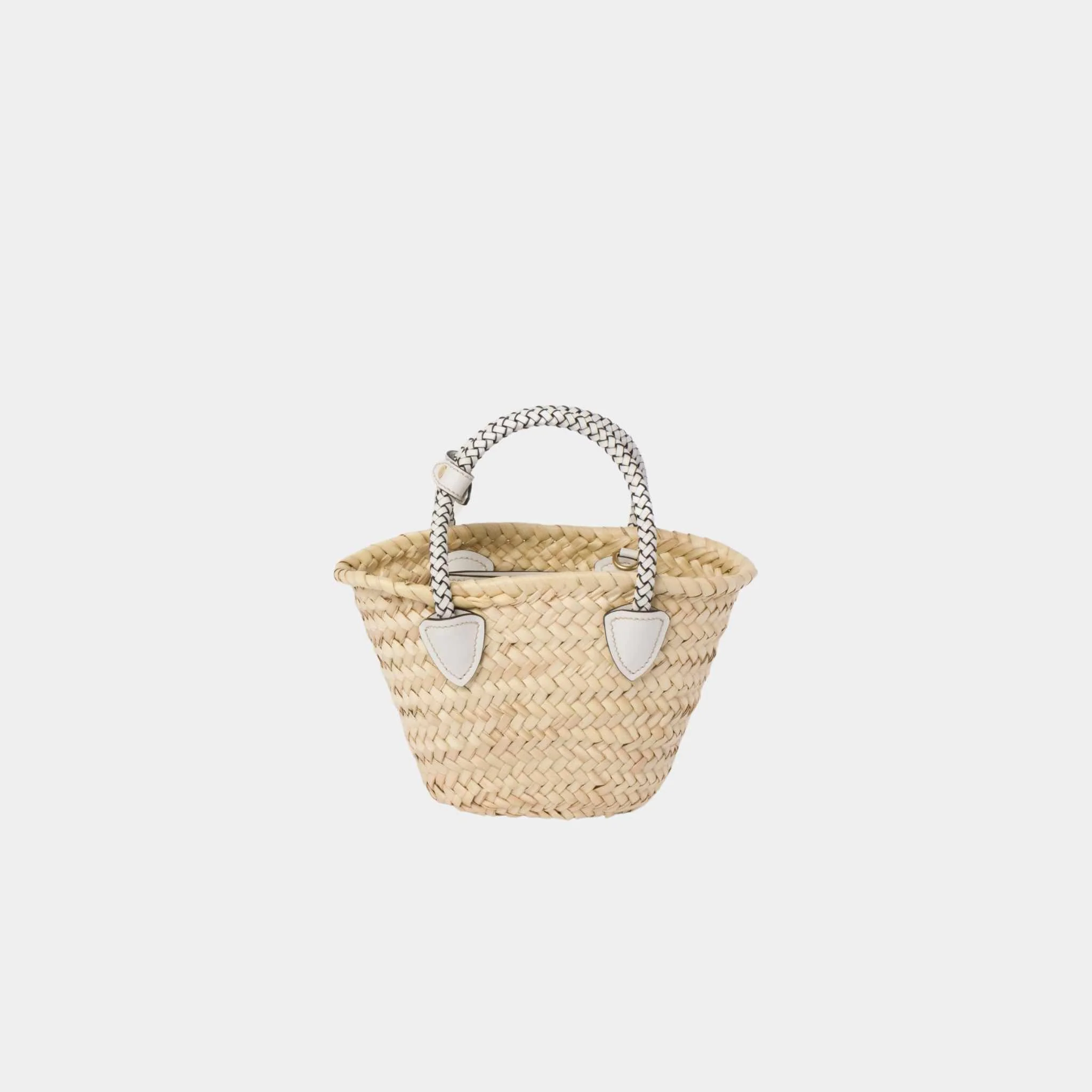 Woven Fabric Handbag - Image 8