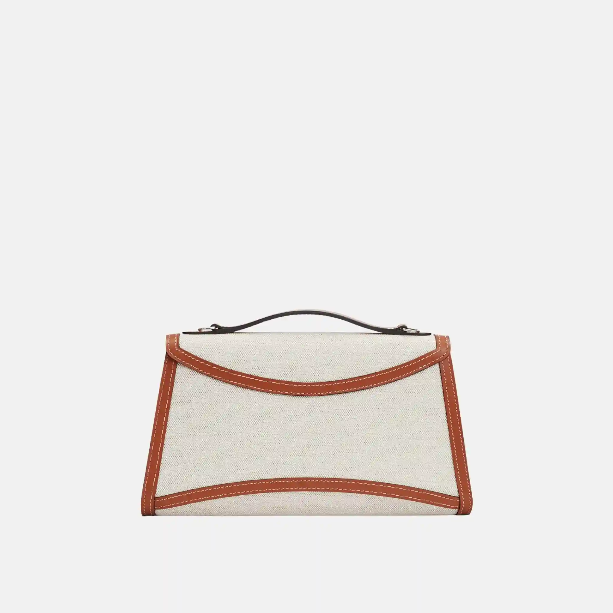 Gabrielle Clutch in Canvas and Leather - Image 3
