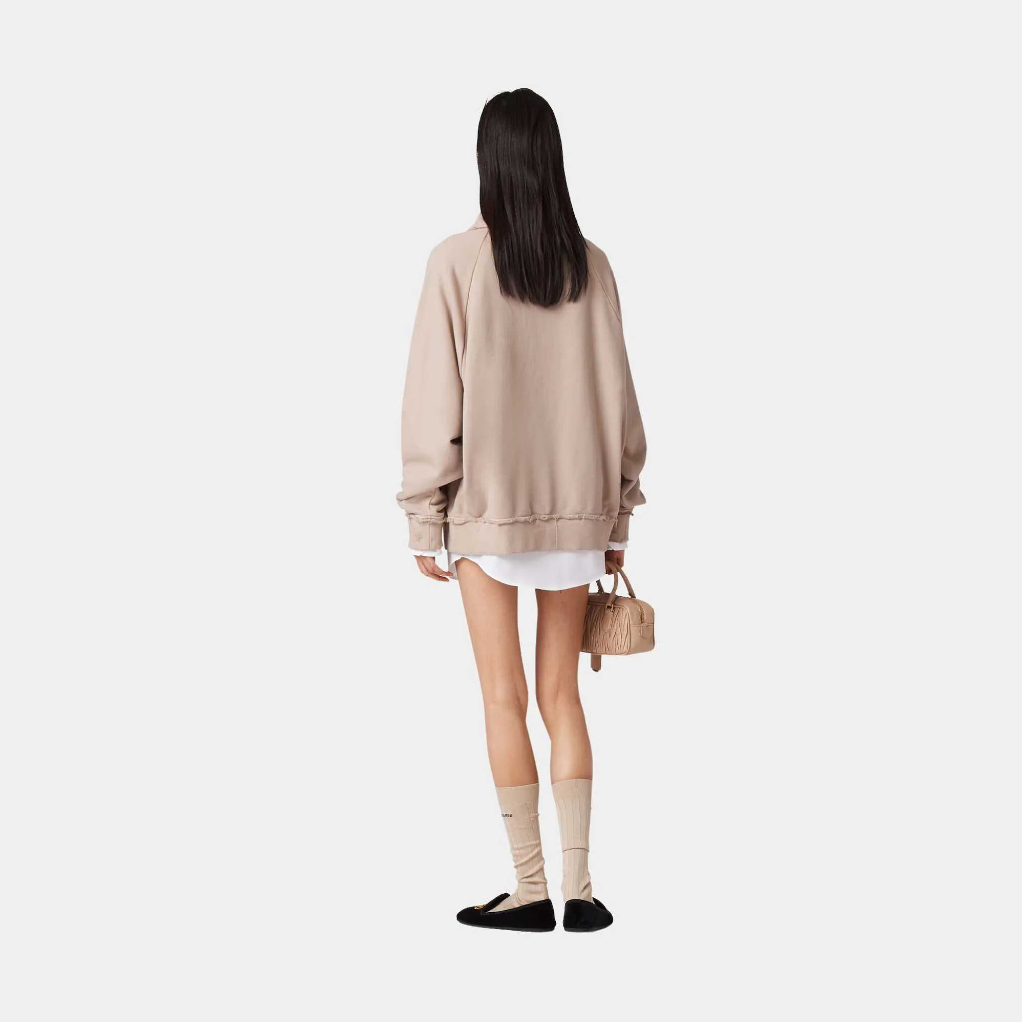 Garment Dyed Cotton Fleece Sweatshirt - Image 2