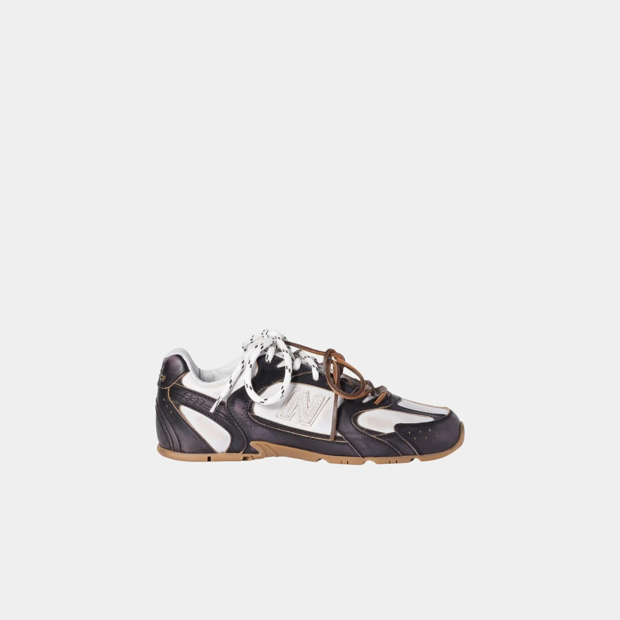 New Balance X Miu Miu 530 SL Deco Calf Leather Sneakers - Image 4