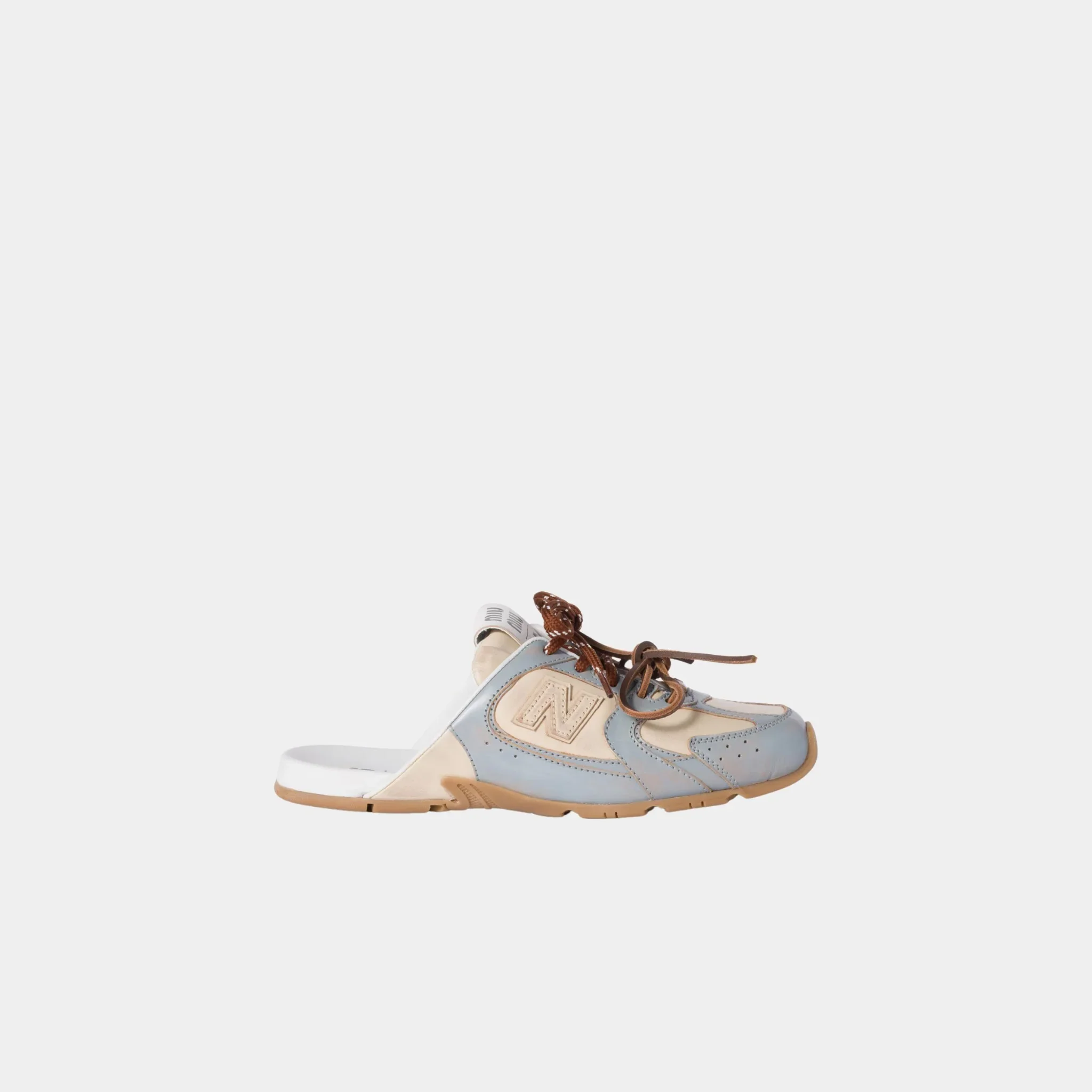 New Balance X Miu Miu 530 SL Deco Calf Leather Mules - Image 8