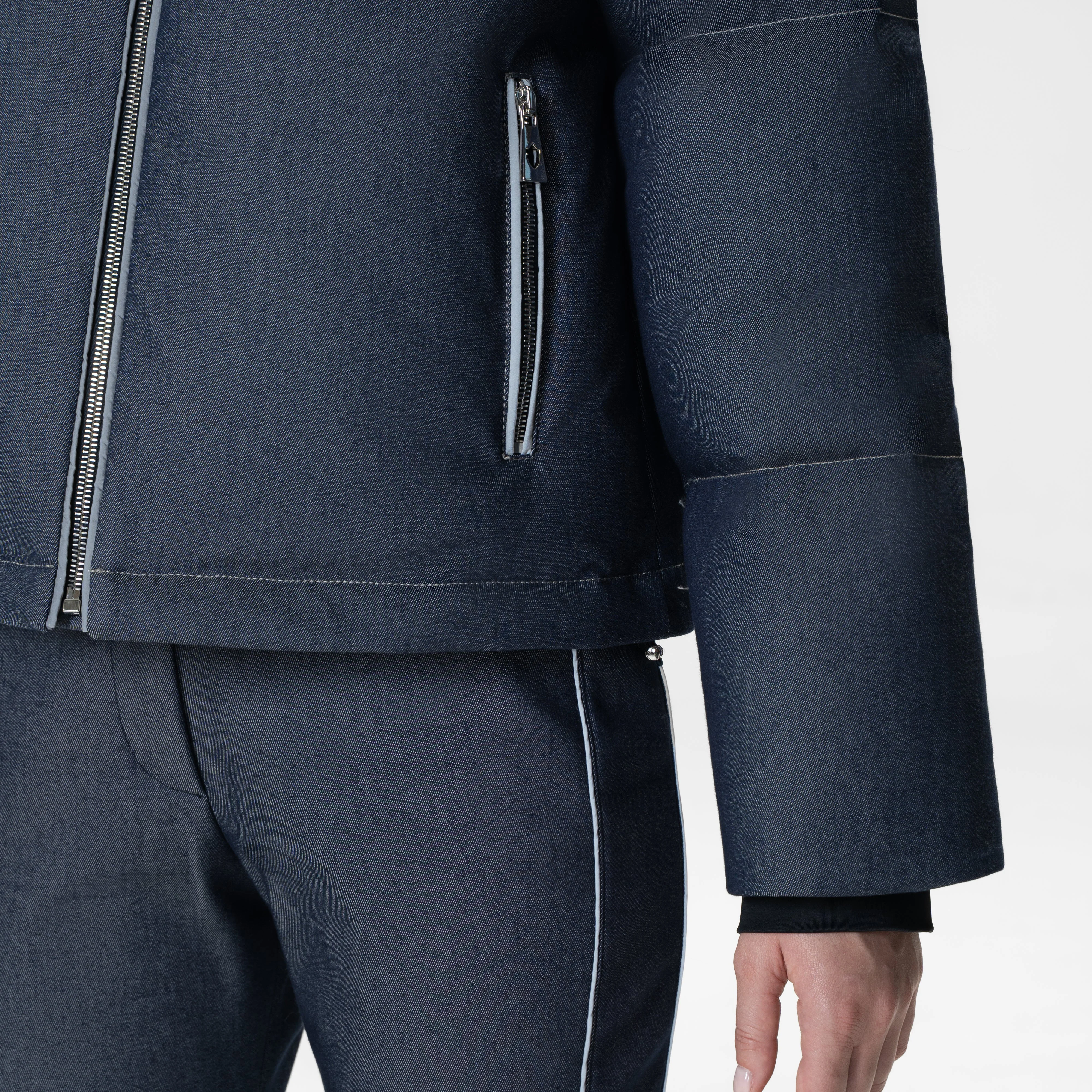 Alberta Denim Ski Jacket - Image 5