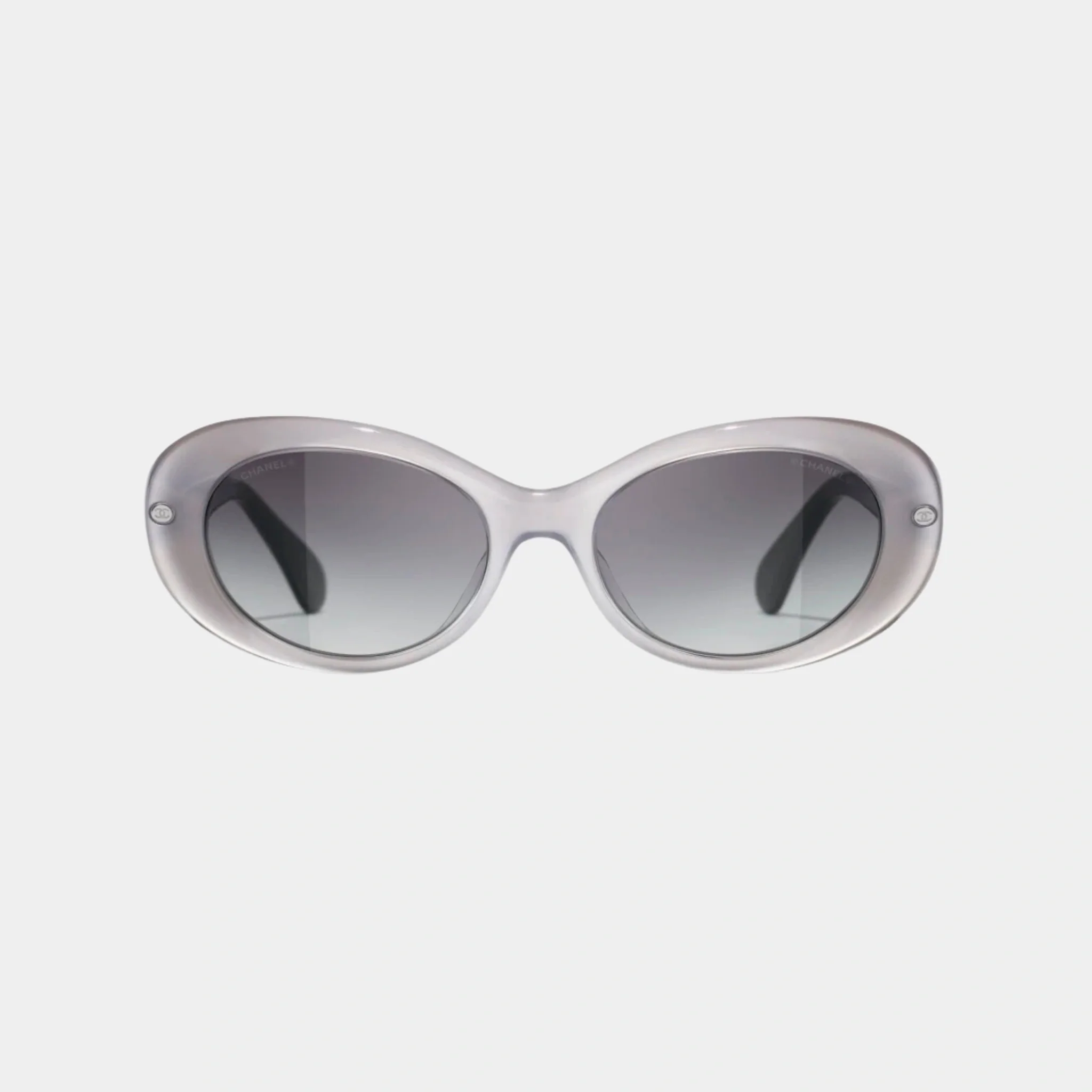 Oval Glasses in Acetate Frame - Image 3