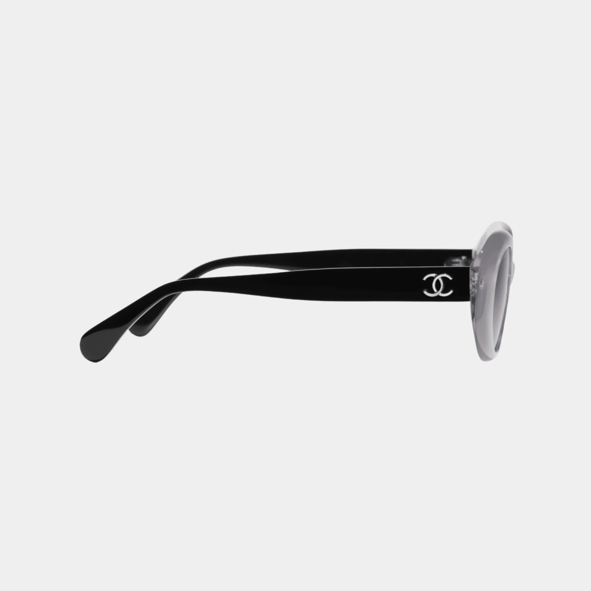 Oval Glasses in Acetate Frame - Image 4