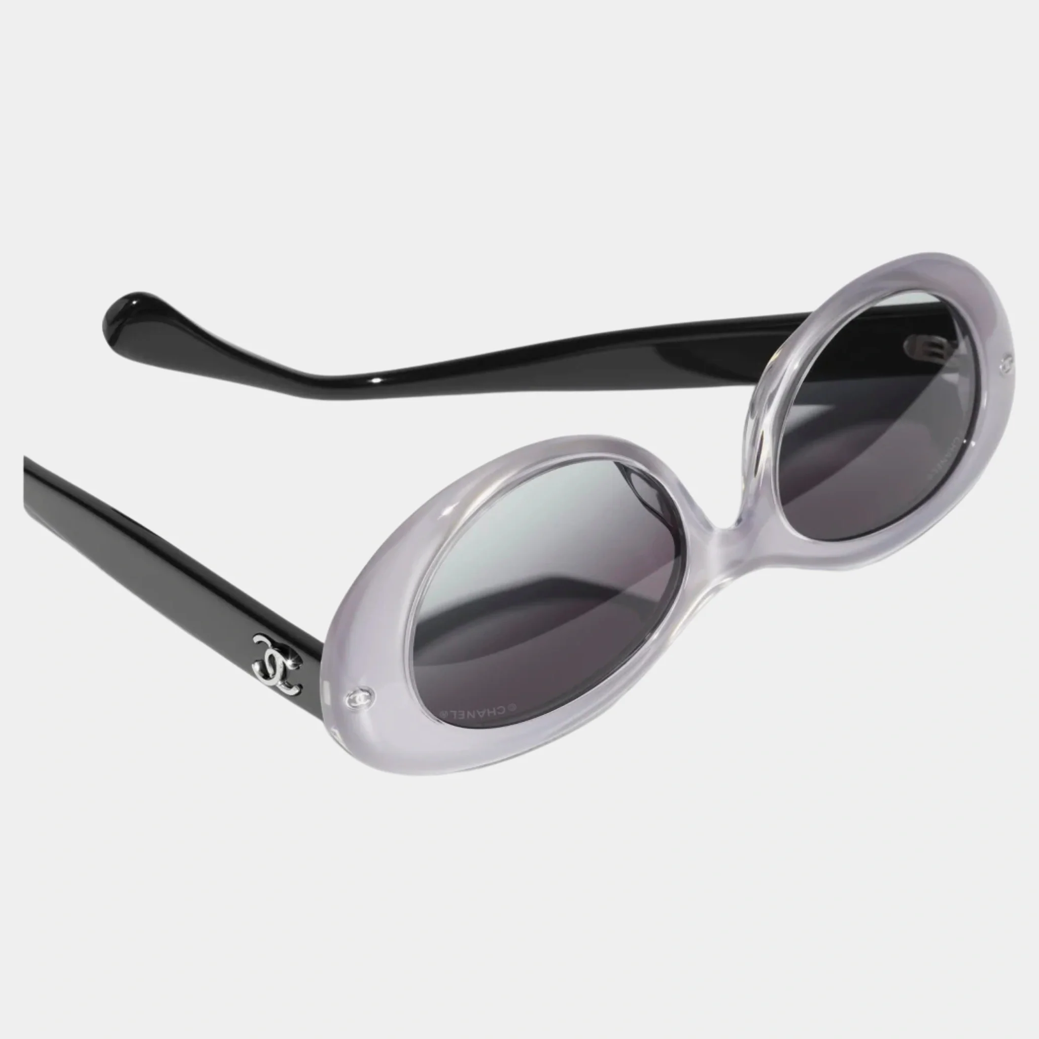 Oval Glasses in Acetate Frame - Image 5
