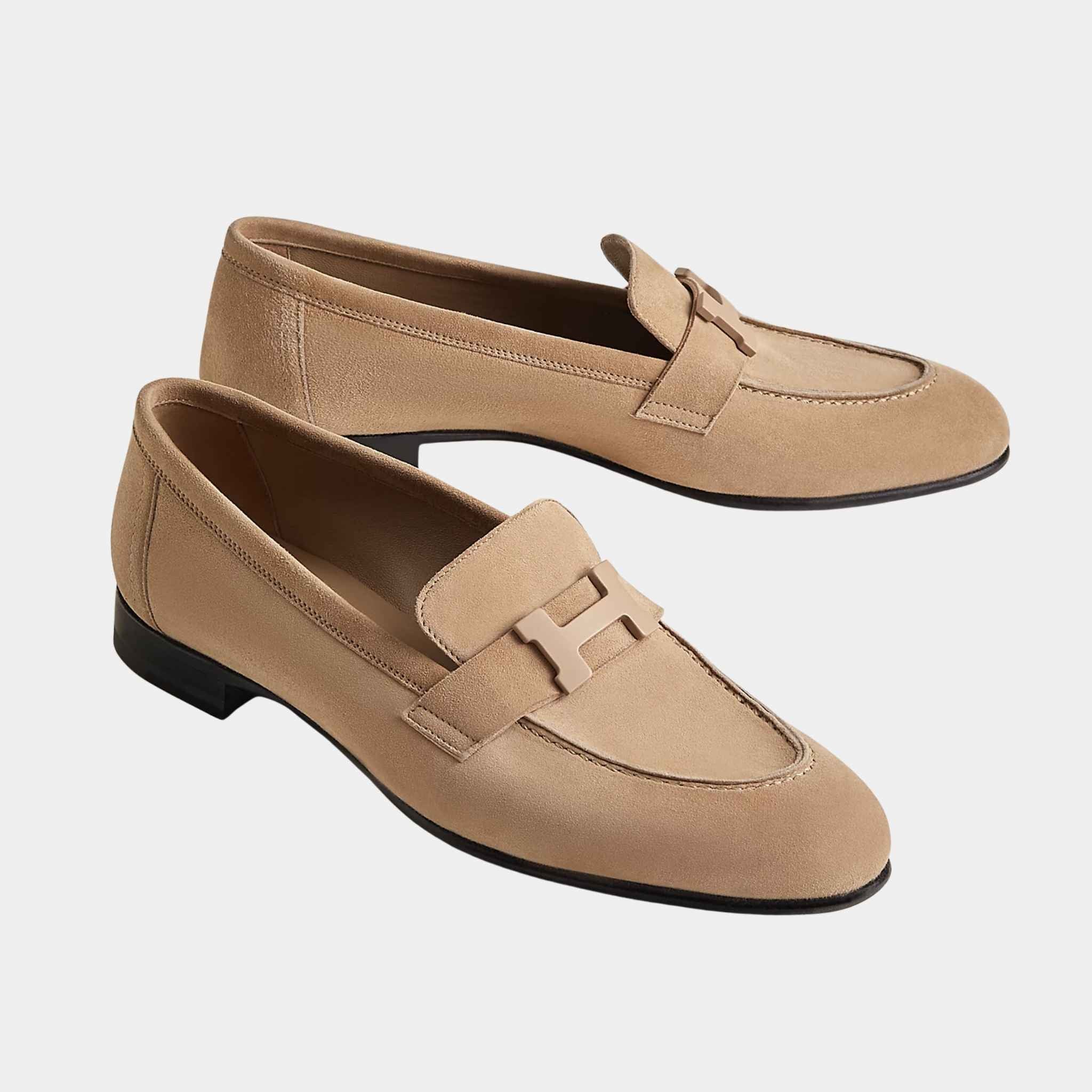 Paris Loafer in Suede Goatskin Women