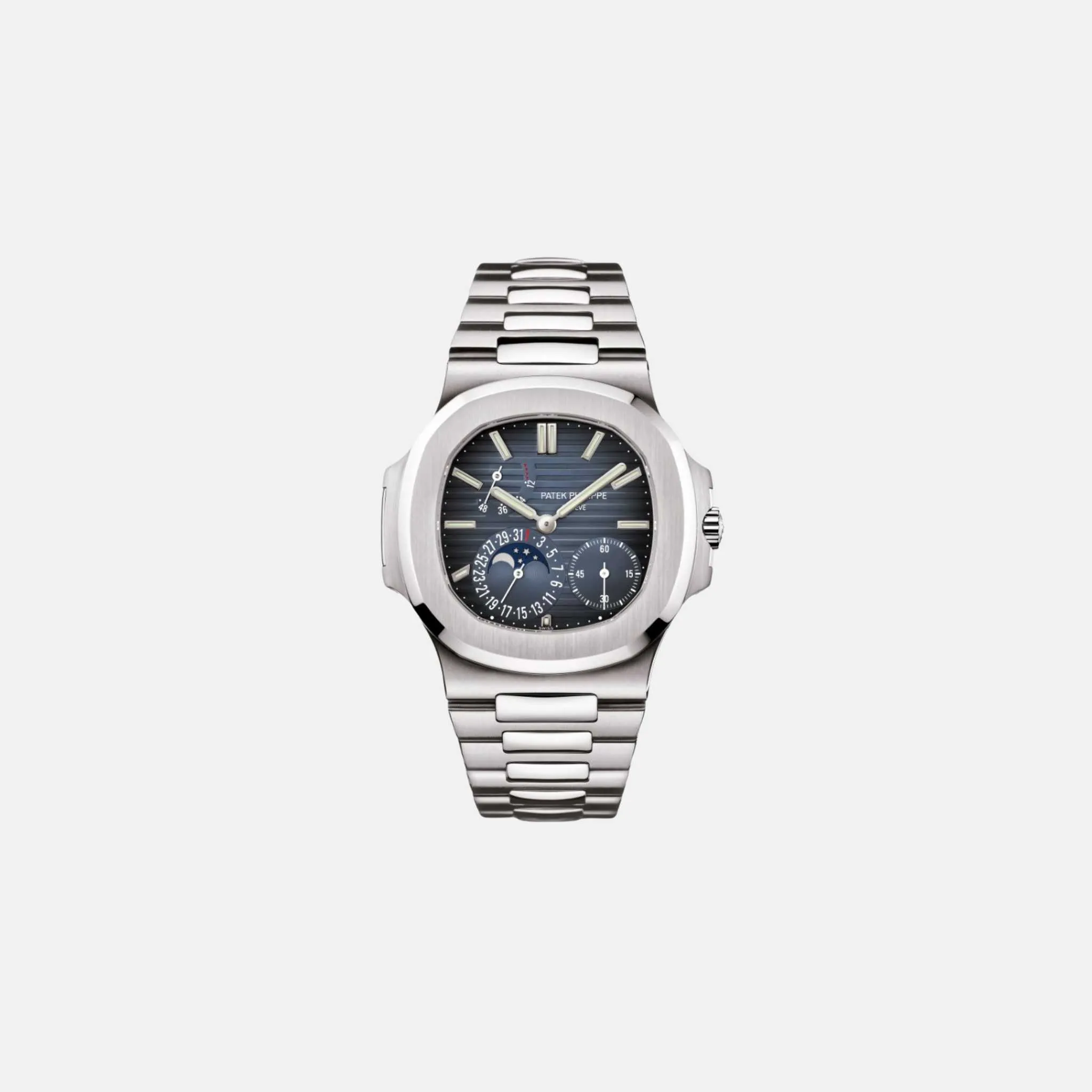 Nautilus Automatic Winding Moon Phase 40mm Blue Dial 5712/1A-001