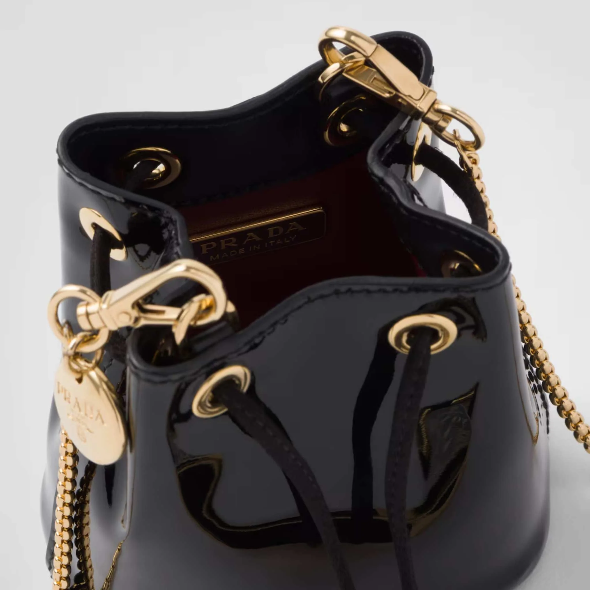 Patent Leather Mini Pouch - Image 6