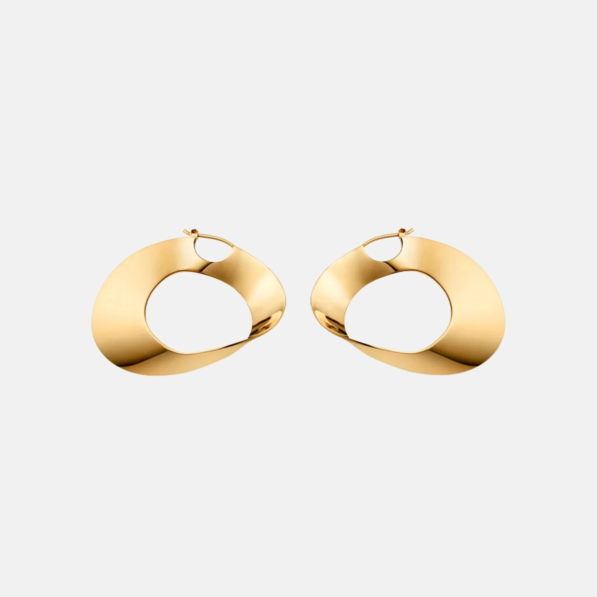 Eole Hoop Earrings 24 Carat Gold Gilded Edition