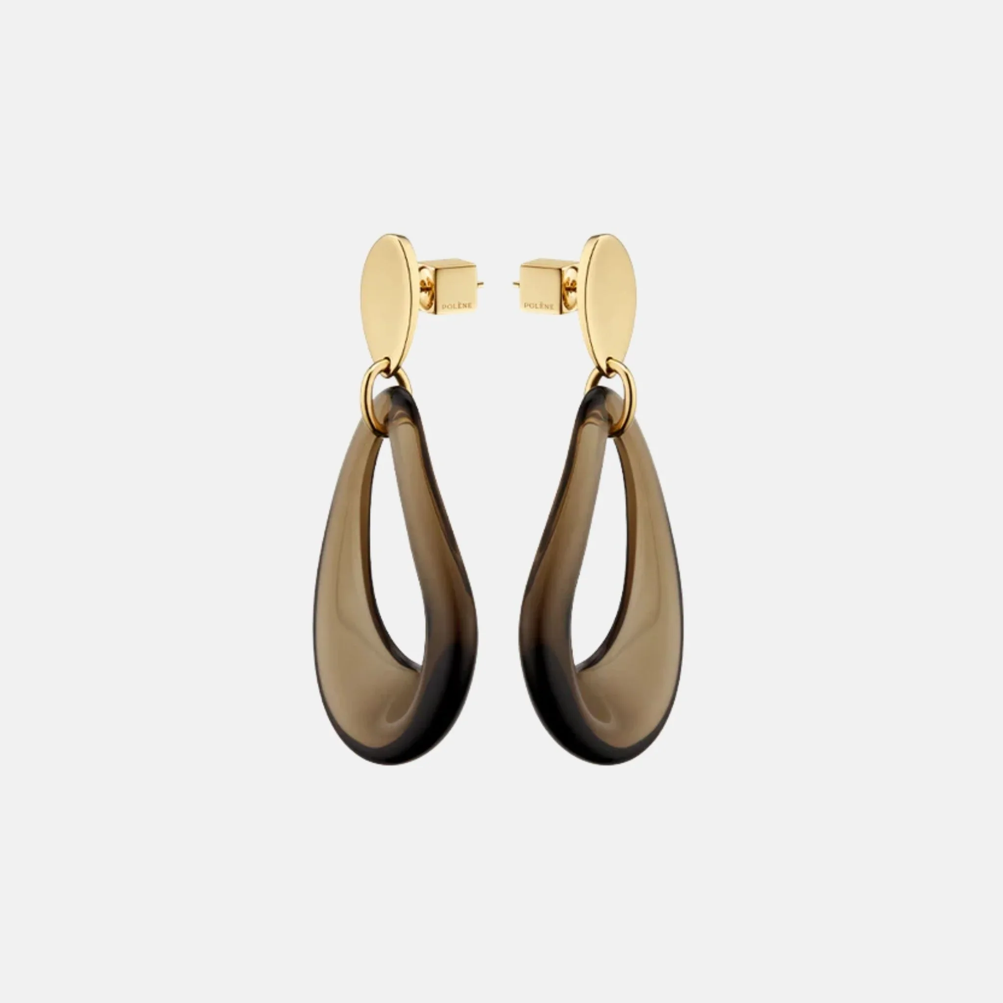 Nae Drop Earrings Smoked Glass Edition - Image 2