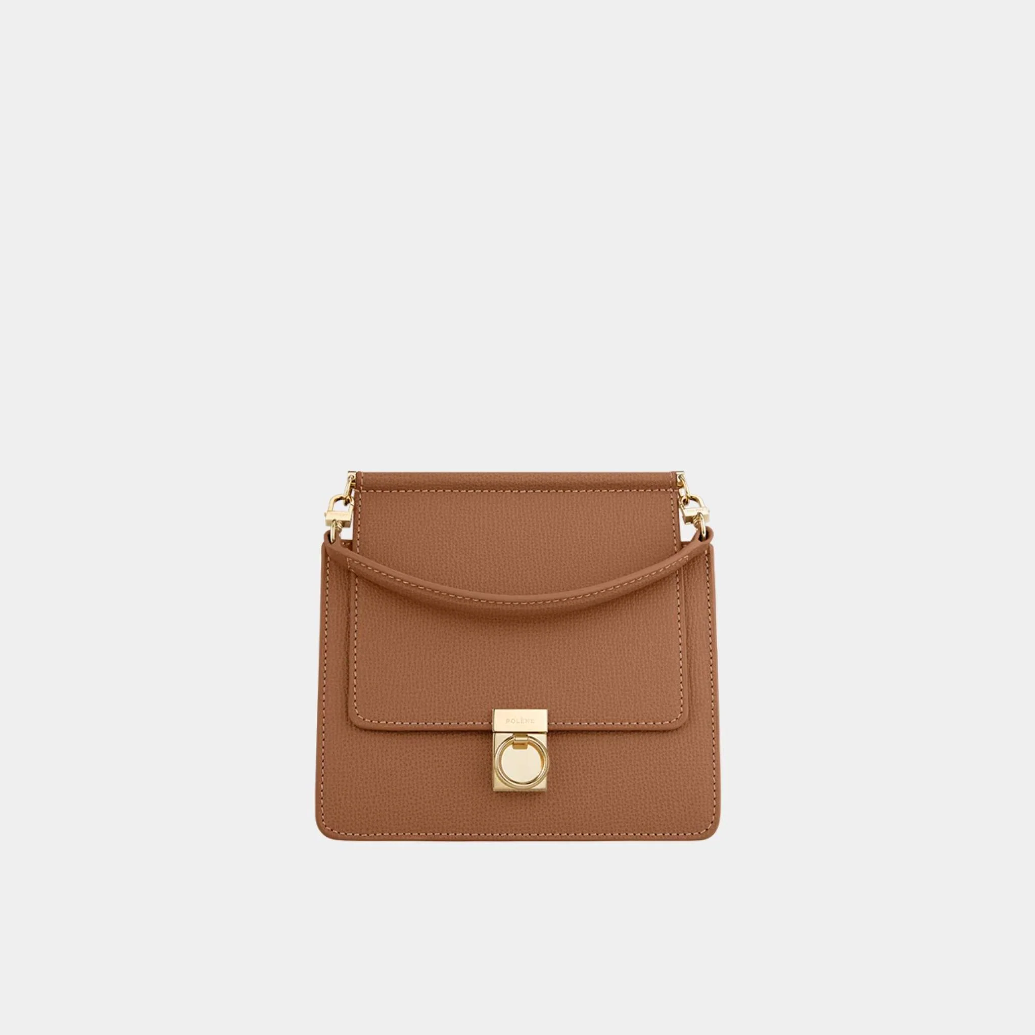 Numero Sept Mini Textured Calf Leather Handbag - Image 3