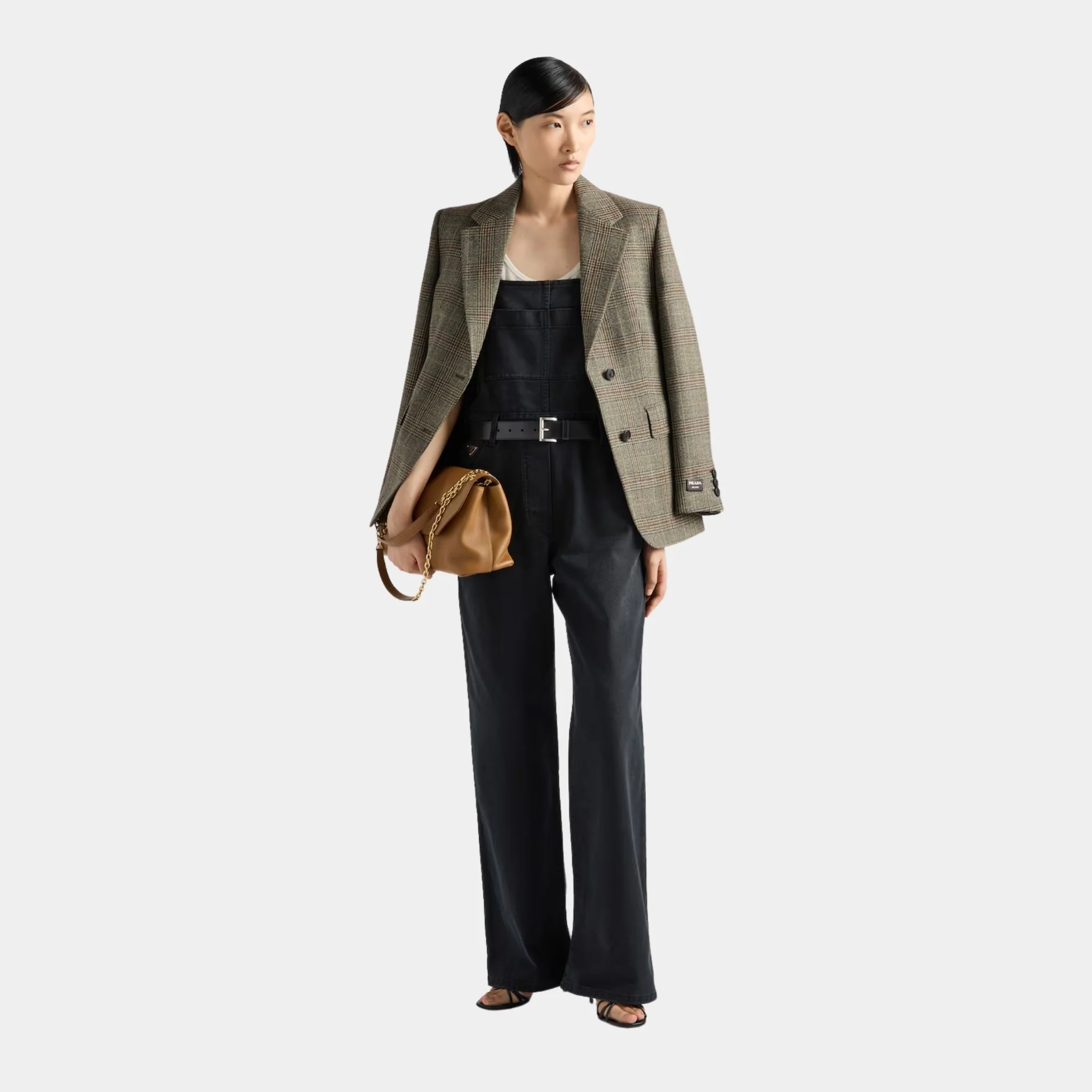 Black Denim Overalls - Image 2