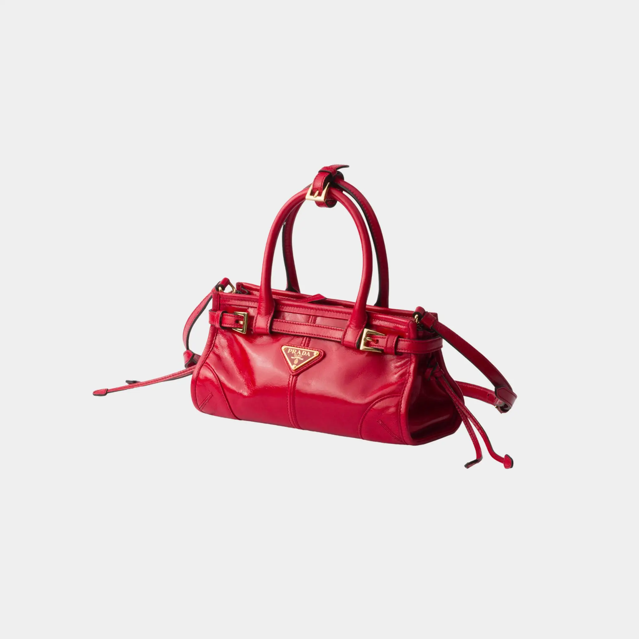 Prada Bonnie Mini Leather Handbag - Image 3