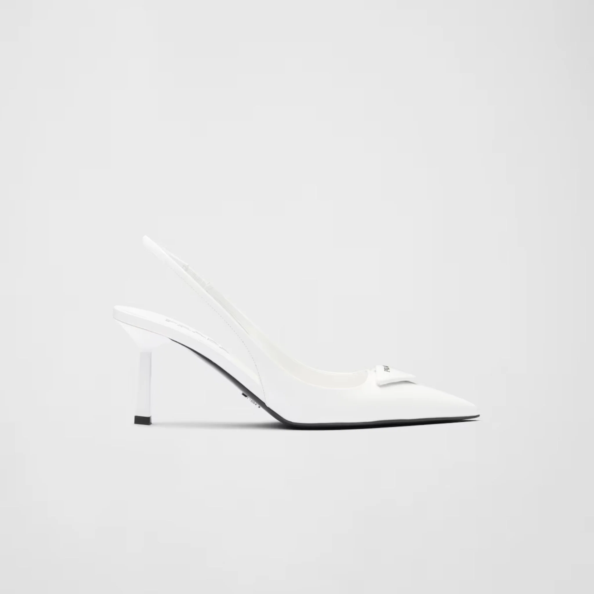 Brushed Leather Slingback Pumps - Image 7