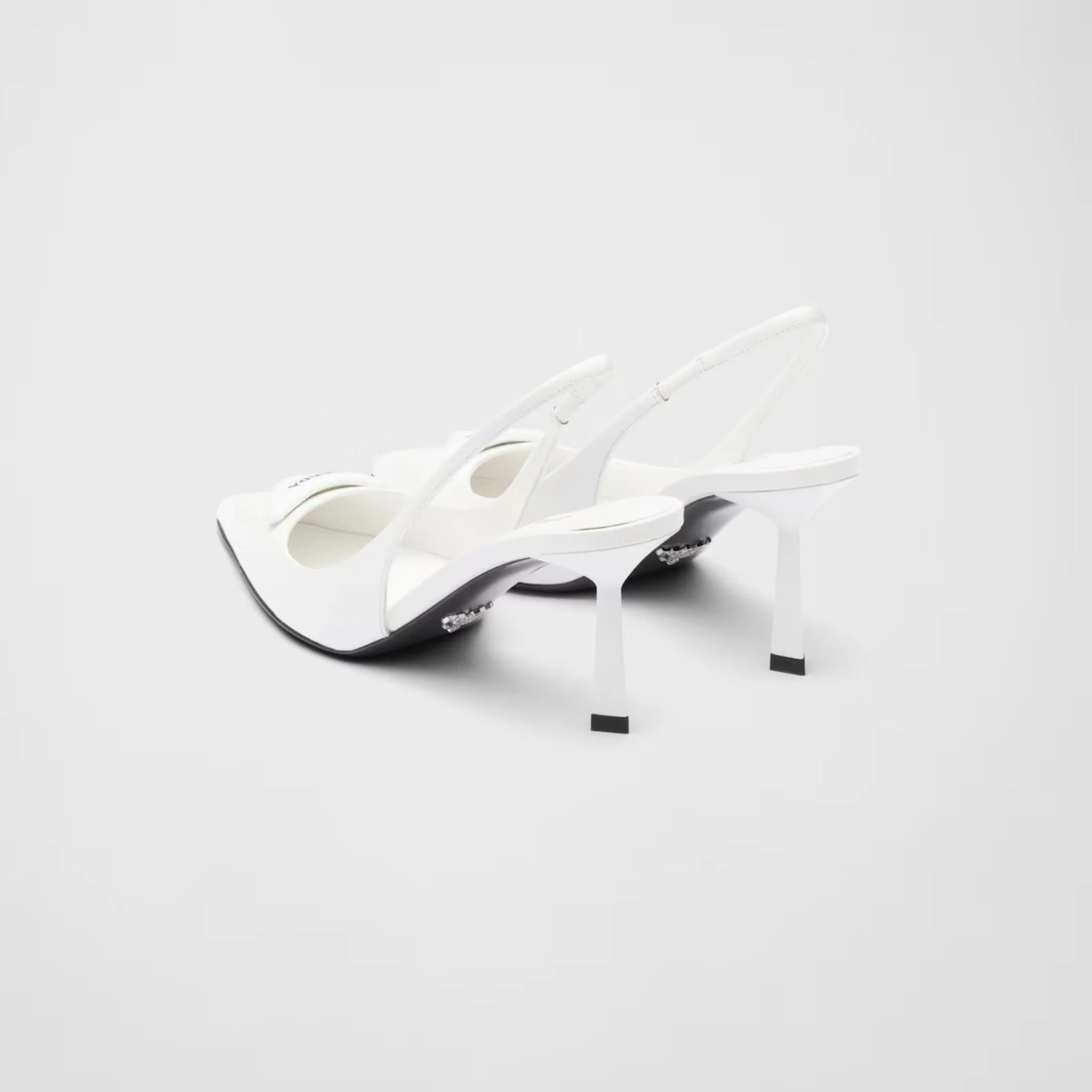 Brushed Leather Slingback Pumps - Image 9