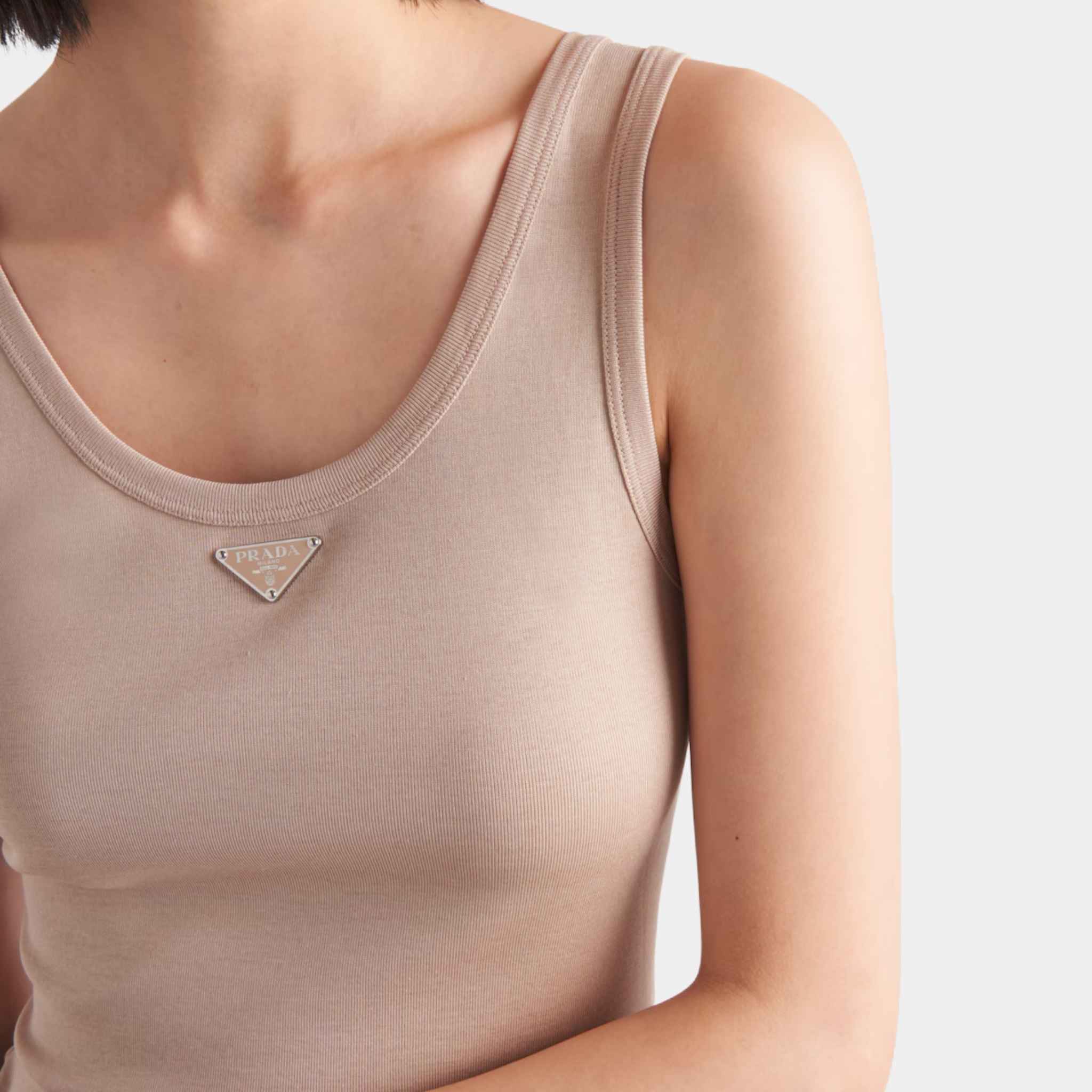 Cotton Ribbed Knit Top - Image 5