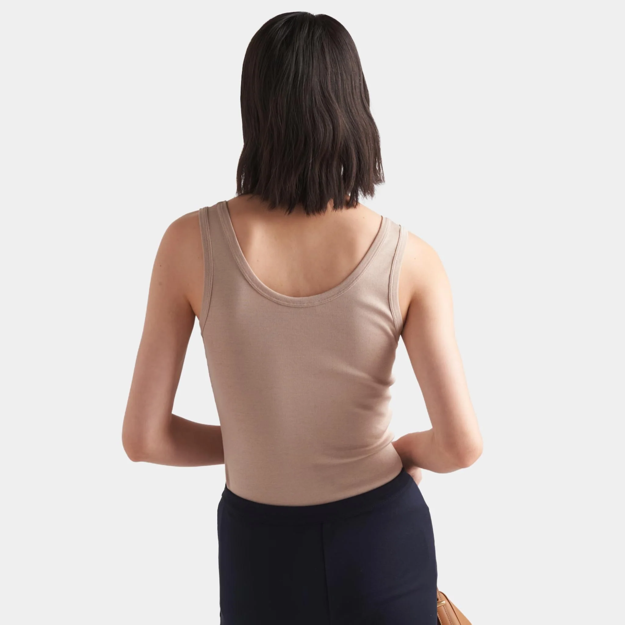 Cotton Ribbed Knit Top - Image 6