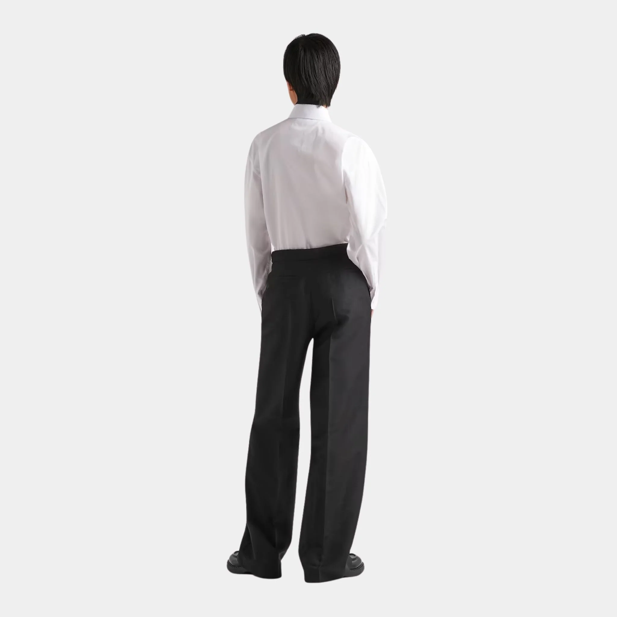 Cotton White Poplin Shirt - Image 3