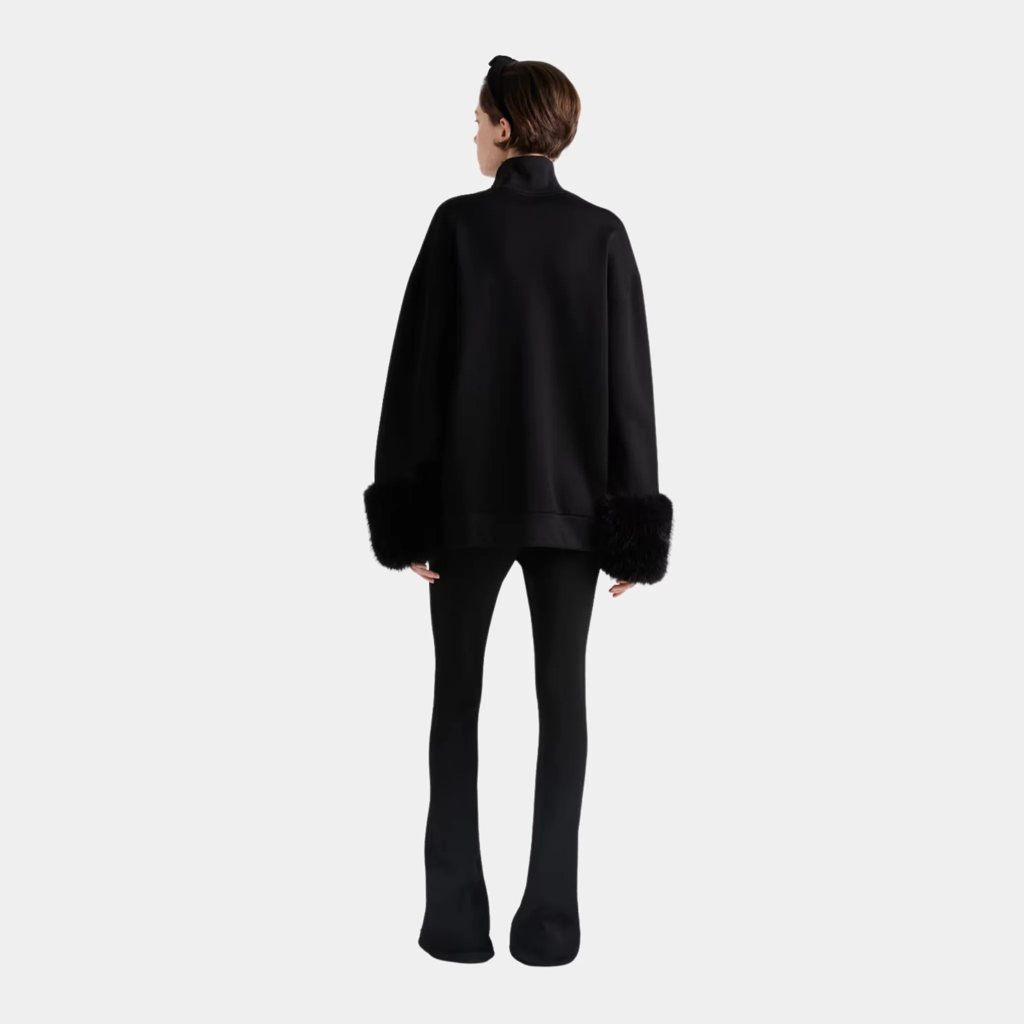 Double Fleece High-neck Blouson - Image 3