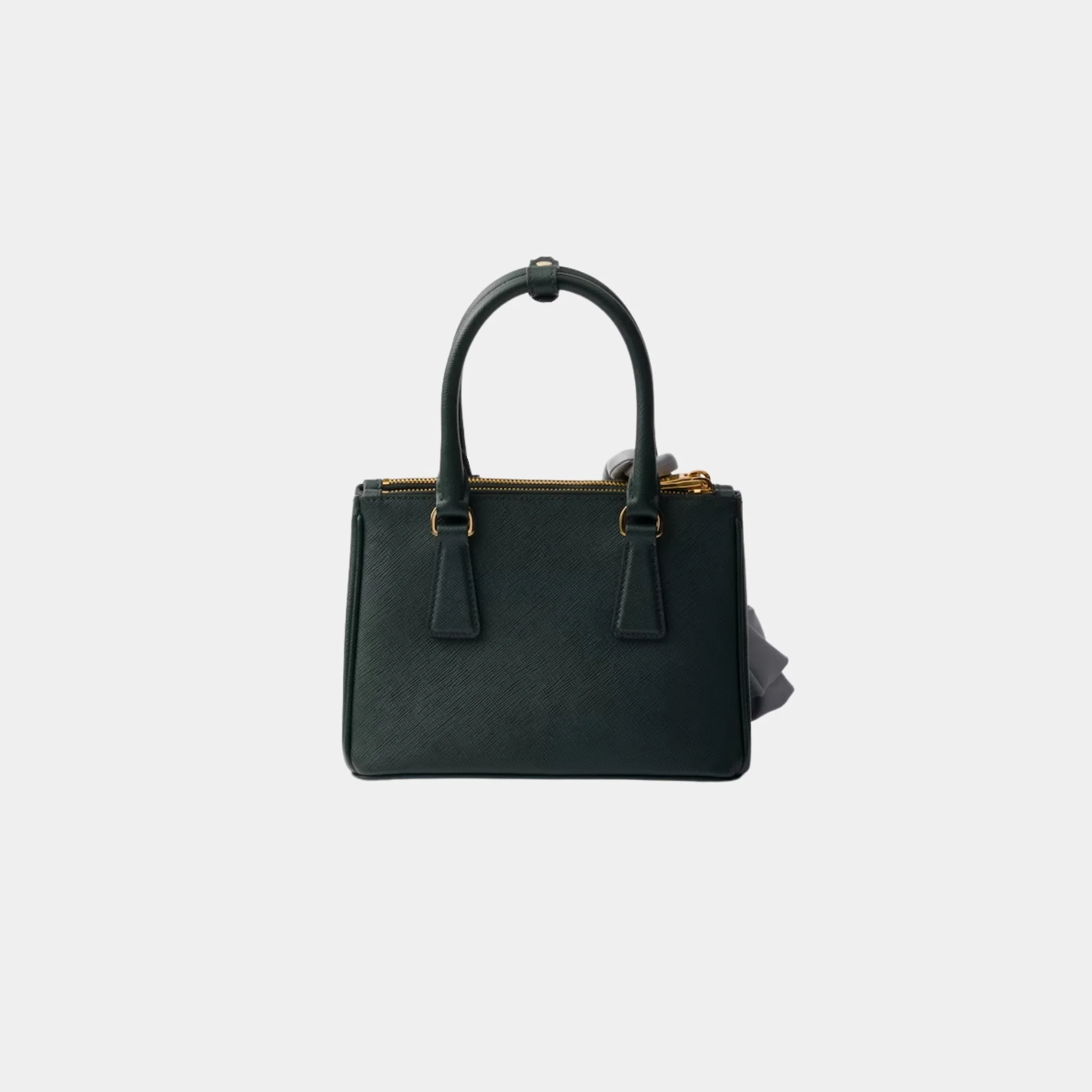 Galleria Saffiano Leather Mini Bag With Nappa Leather Flowers - Image 2