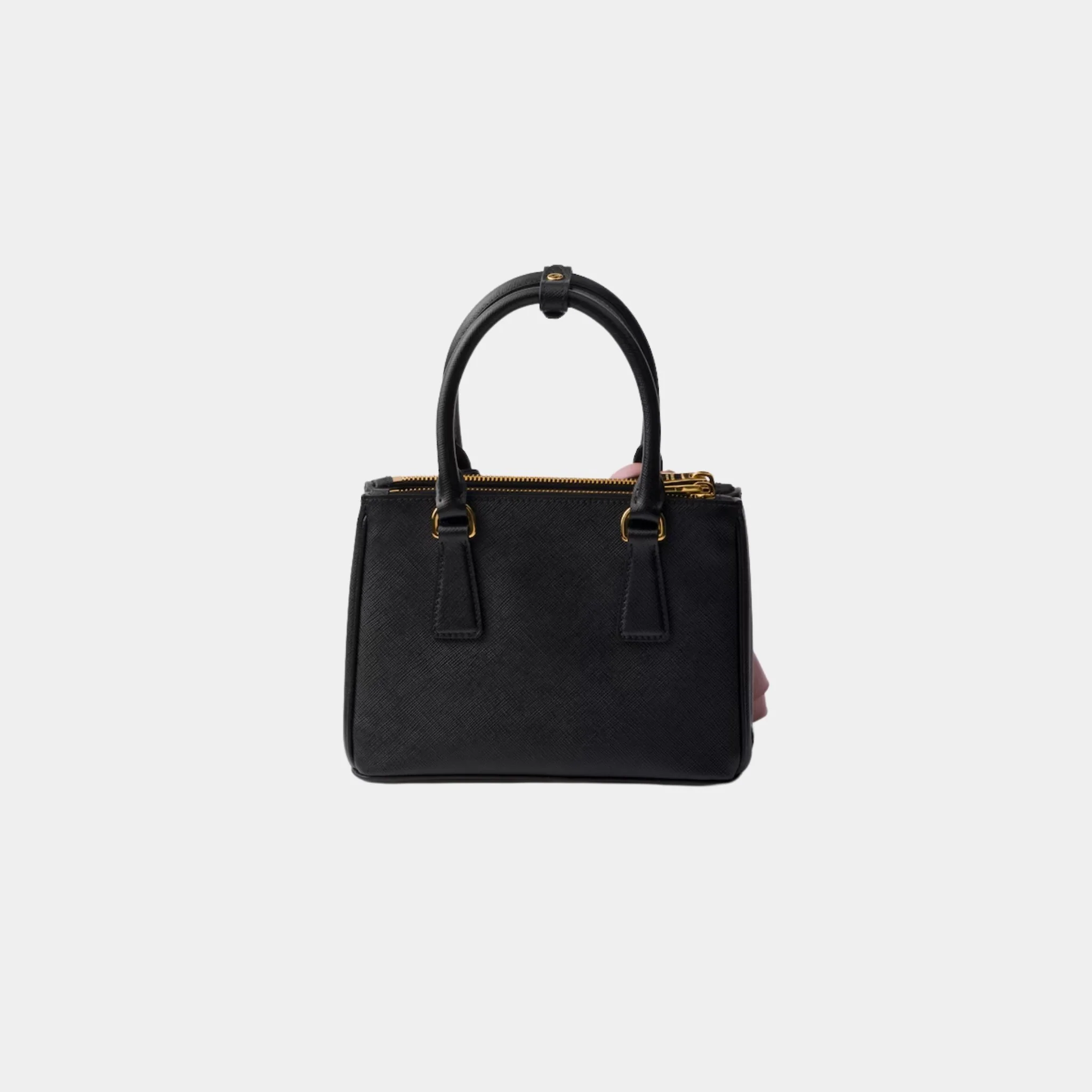 Galleria Saffiano Leather Mini Bag With Nappa Leather Flowers - Image 5