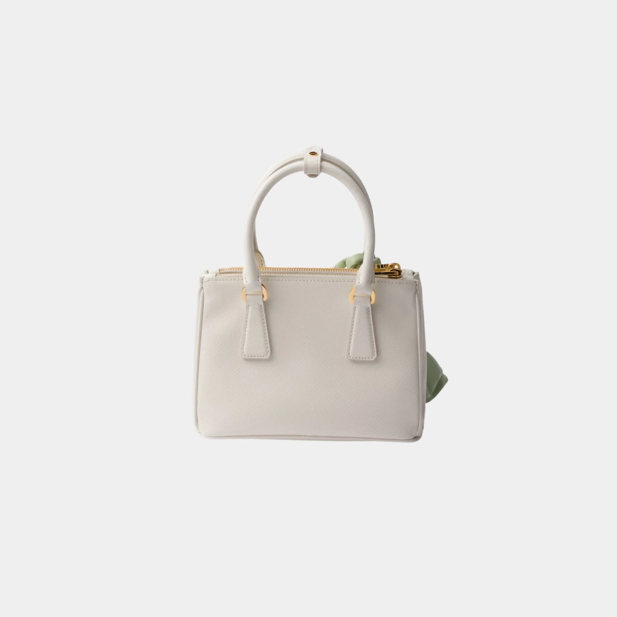 Galleria Saffiano Leather Mini Bag With Nappa Leather Flowers - Image 9