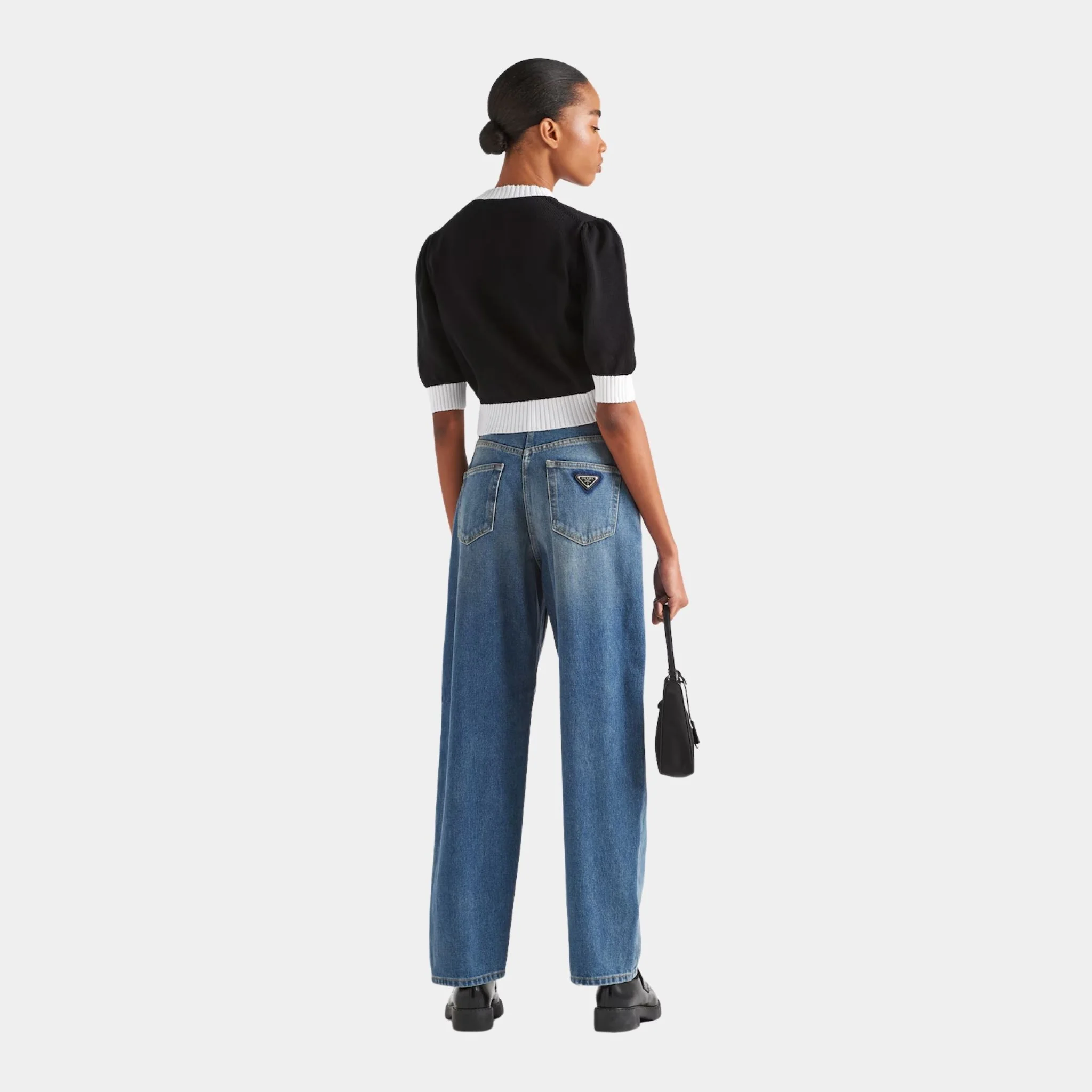 High-waisted Denim Jeans - Image 3