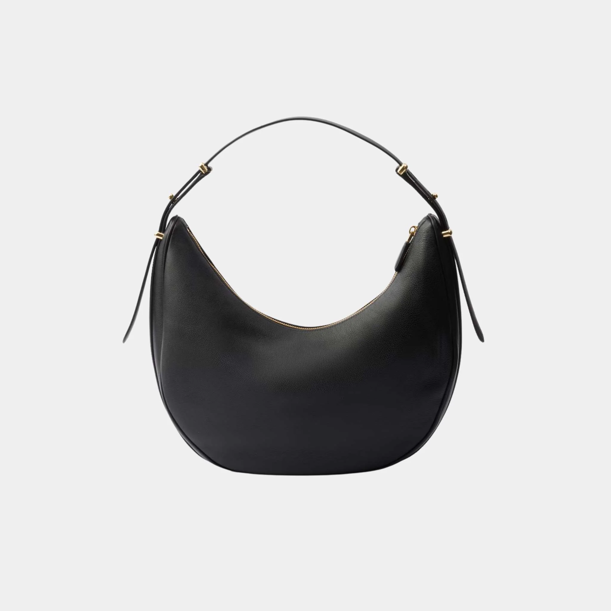 Large Calfskin Leather Shoulder Bag - Image 3