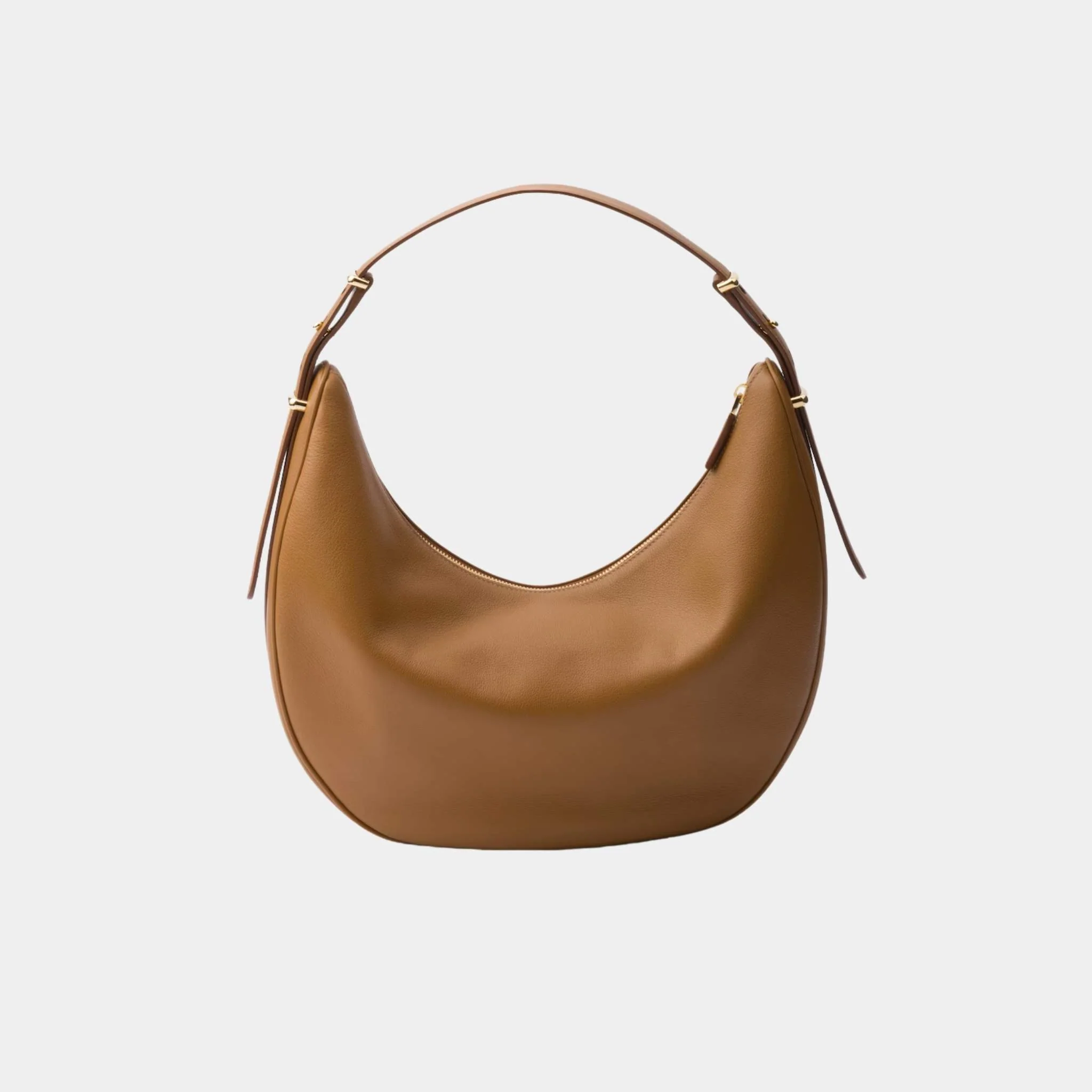 Large Calfskin Leather Shoulder Bag - Image 6