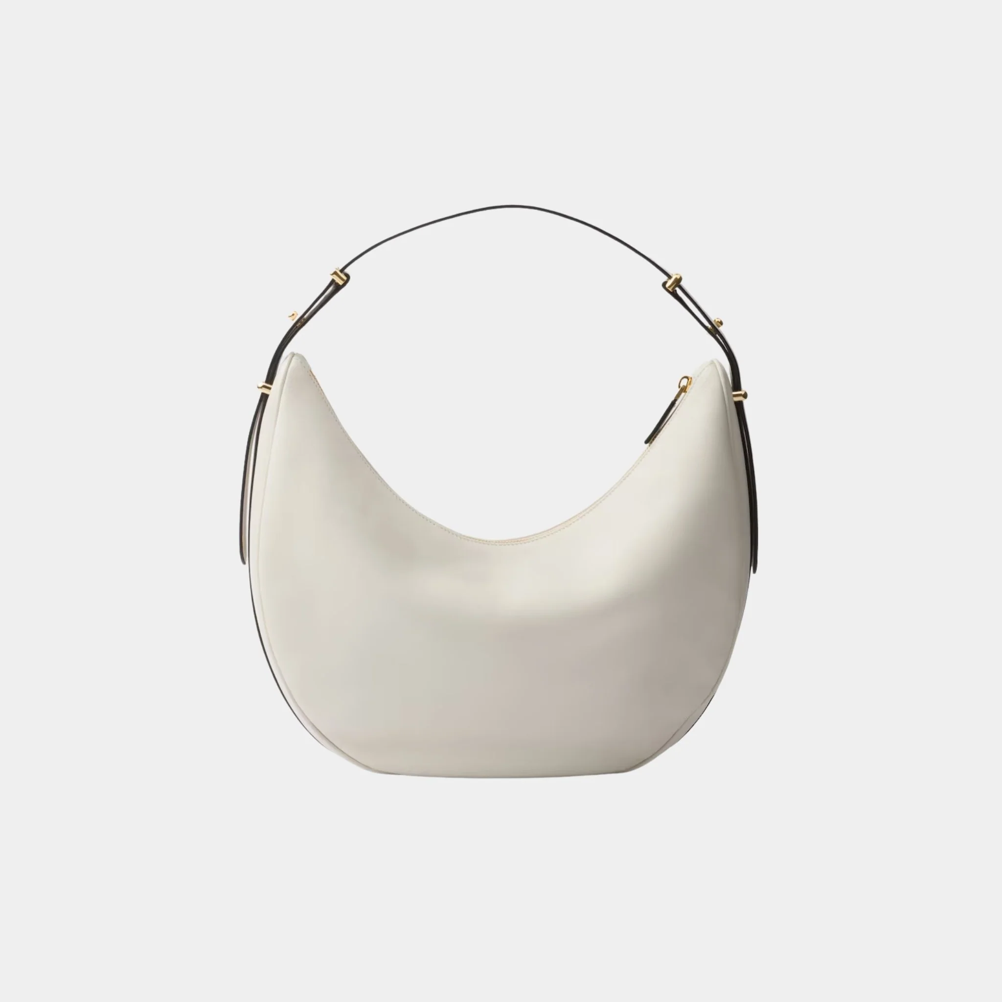 Large Calfskin Leather Shoulder Bag - Image 8